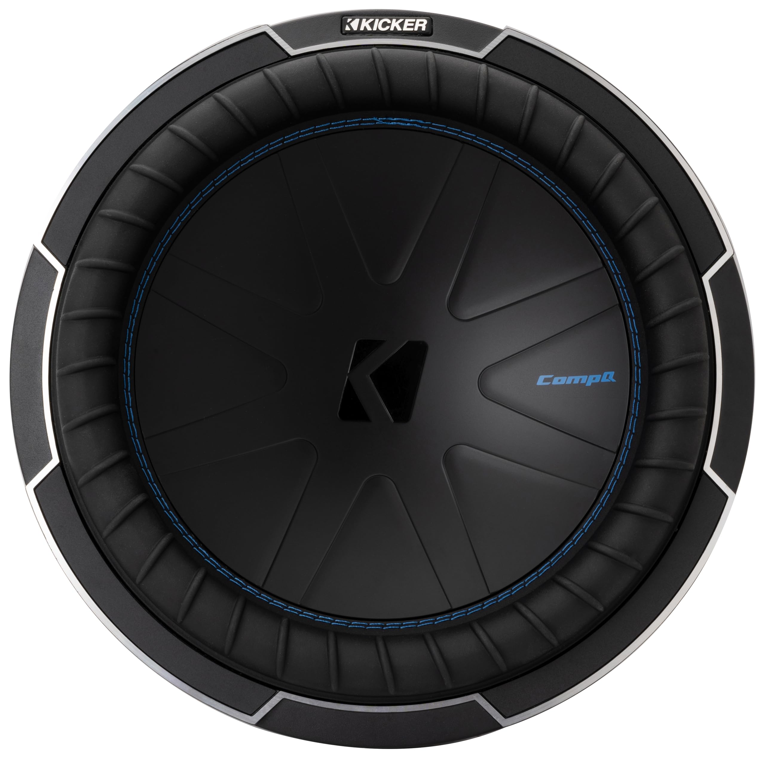 Kicker CWQ12, CompQ Series 12" Dual Voice Coil 4 Ohm Subwoofer, 1000W (51CWQ124)