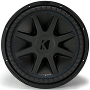 Kicker CVX15, CompVX 15" Dual Voice Coil 2 Ohm Subwoofer, 1000W (50CVX152)