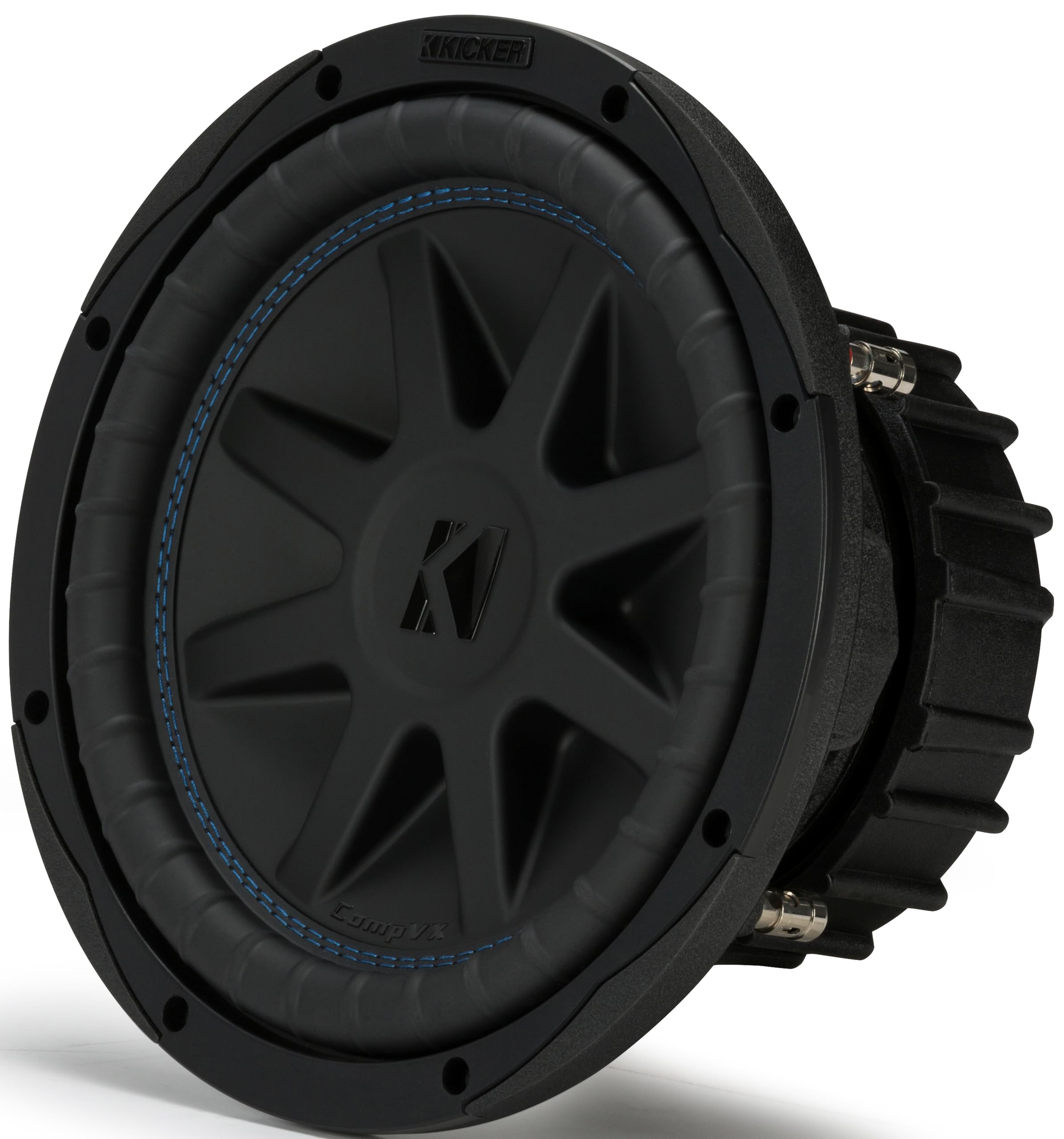 Kicker CVX10, CompVX 10" Dual Voice Coil 2 Ohm Subwoofer, 600W (50CVX102)