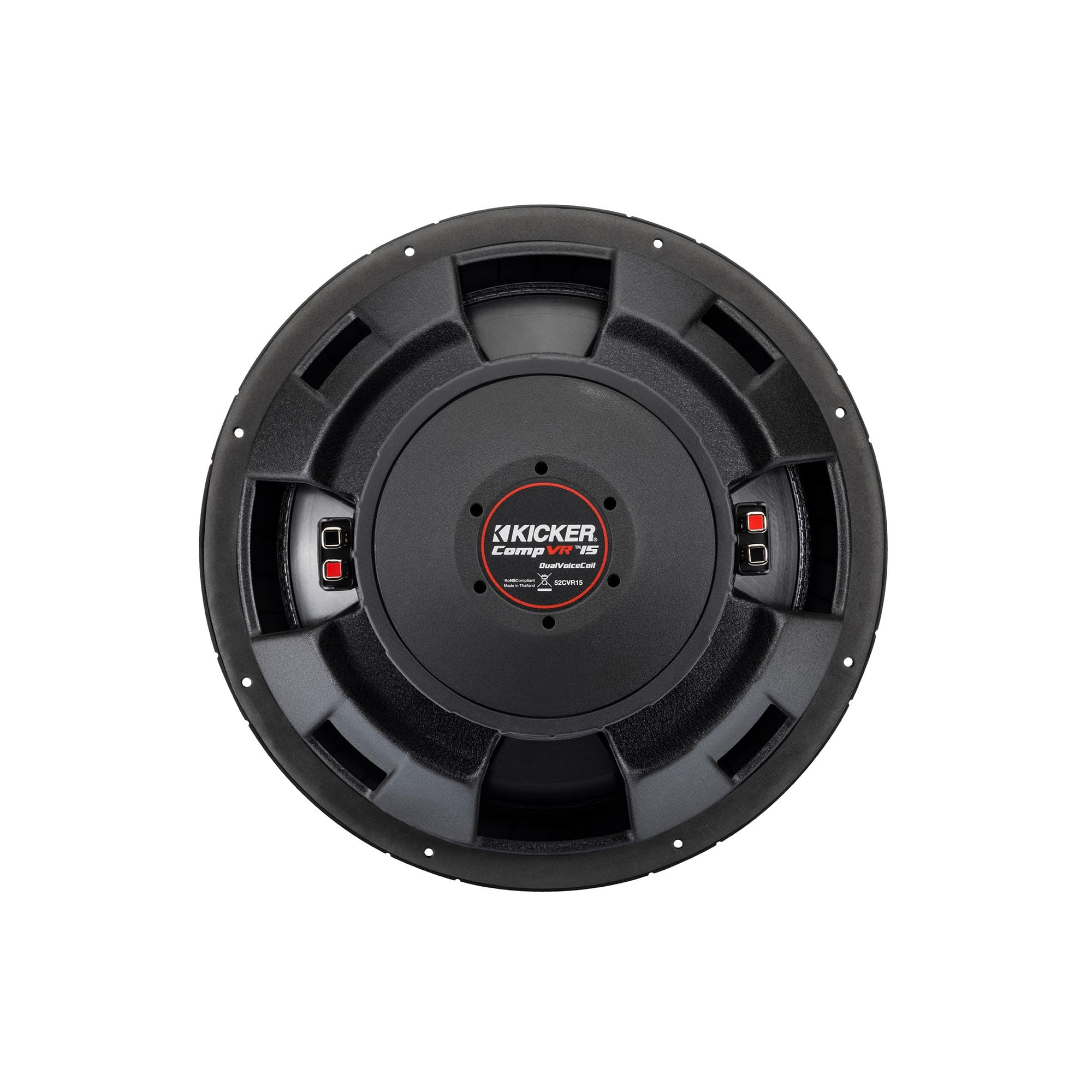 Kicker CVR152, CompVR 15" Dual 2 Ohm Voice Coil Subwoofer (52CVR152)