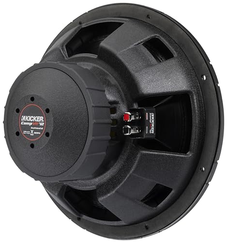 Kicker CVR122, CompVR 12" Dual 2 Ohm Voice Coil Subwoofer (52CVR122)