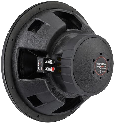 Kicker CVR122, CompVR 12" Dual 2 Ohm Voice Coil Subwoofer (52CVR122)
