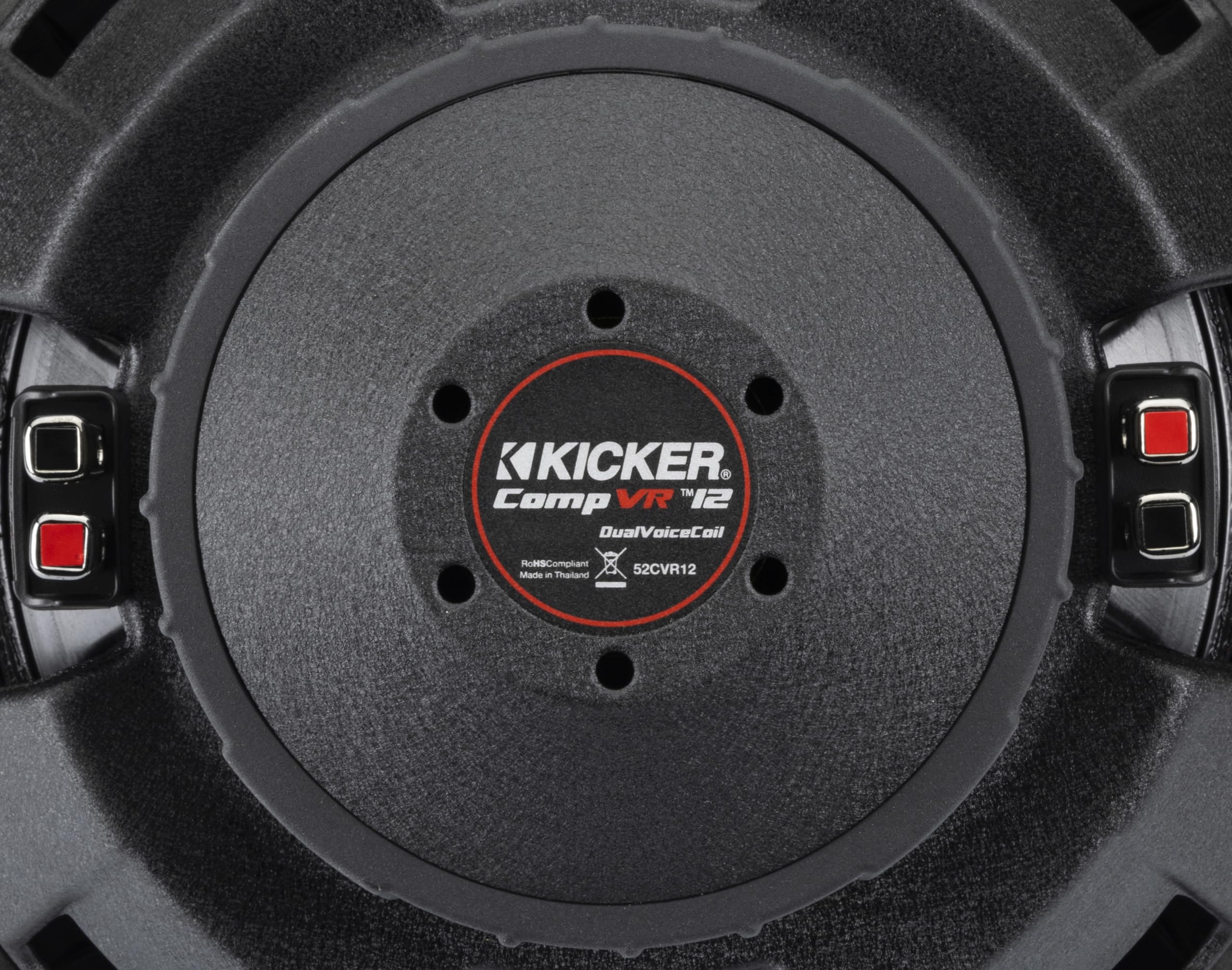 Kicker CVR124, CompVR 12" Dual 4 Ohm Voice Coil Subwoofer (52CVR124)