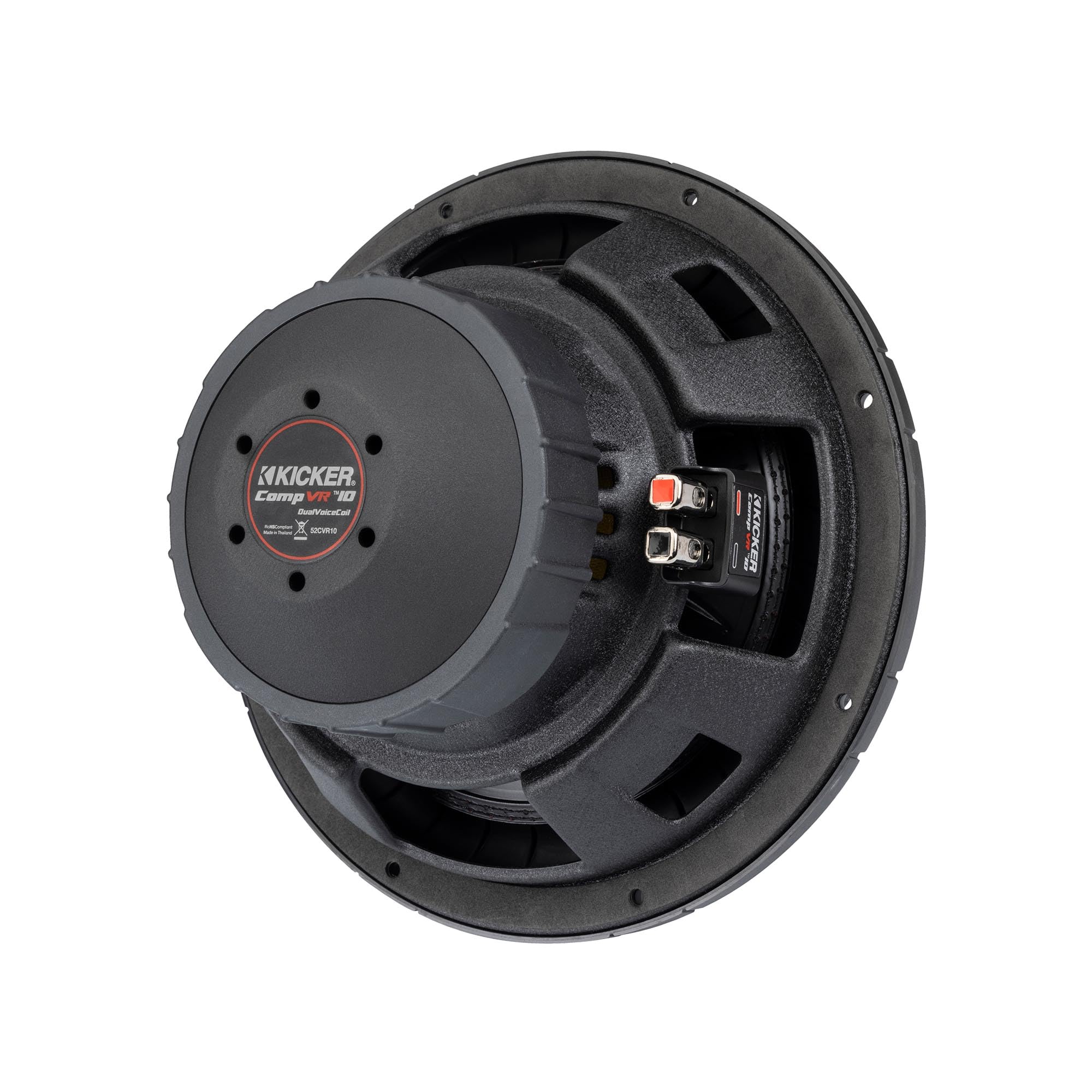 Kicker CVR104, CompVR 12" Dual 4 Ohm Voice Coil Subwoofer (52CVR104)
