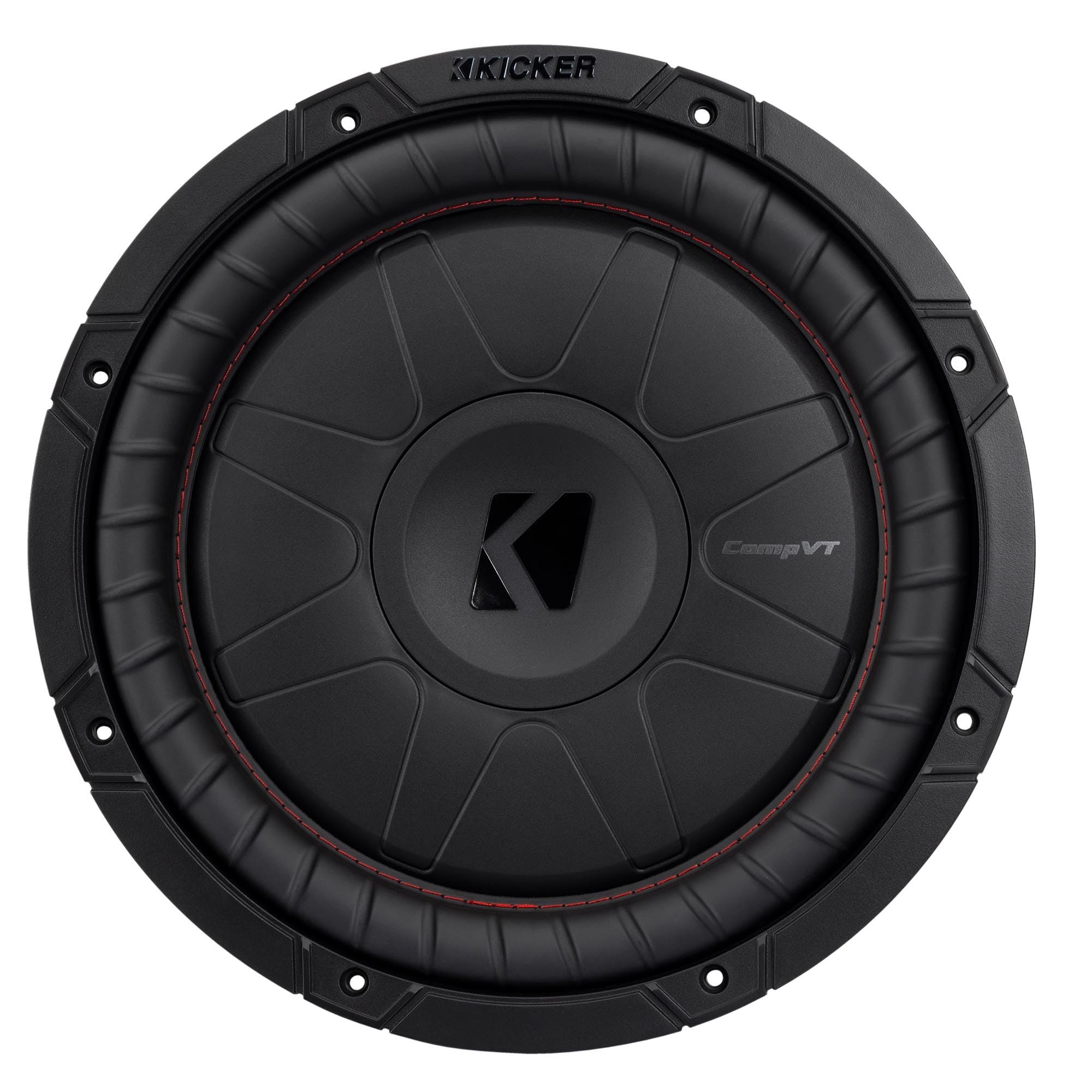 Kicker CVT122, CompVT 12" Shallow Single 2 Ohm Voice Coil Subwoofer (52CVT122)