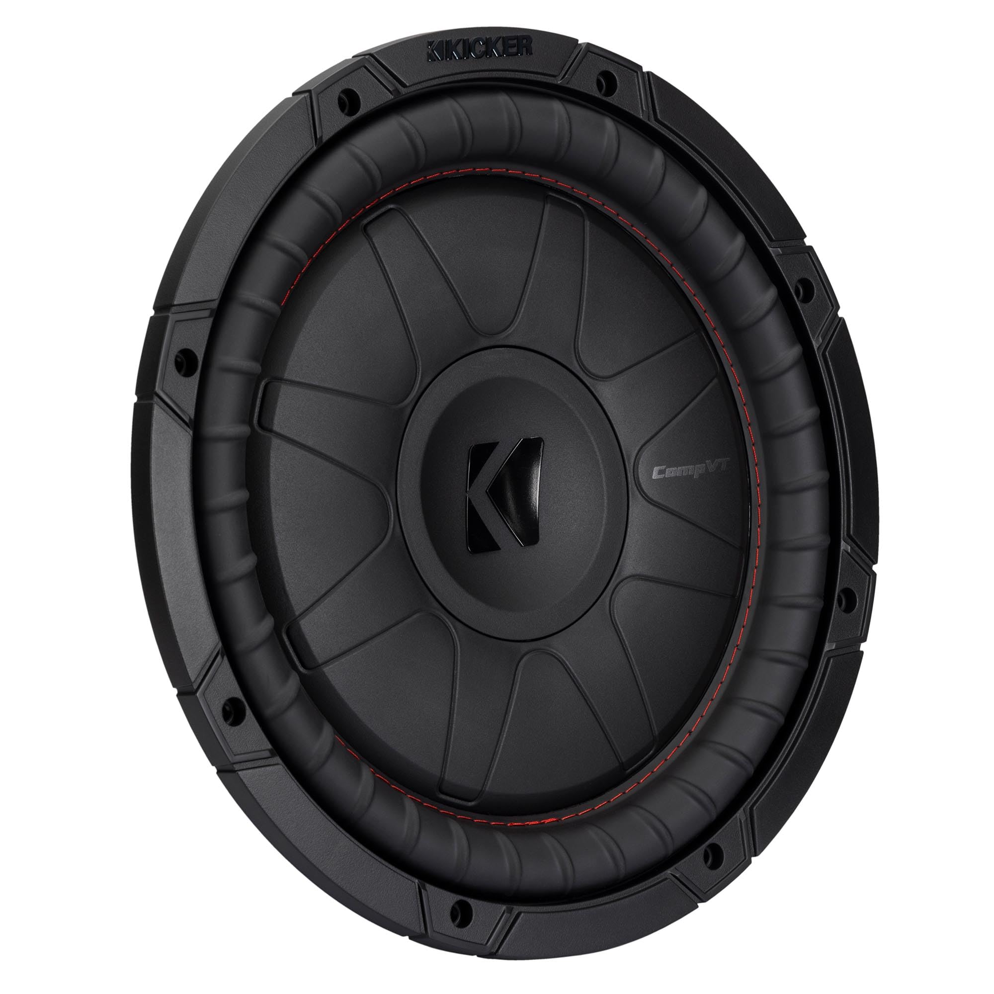 Kicker CVT124, CompVT 12" Shallow Single 4 Ohm Voice Coil Subwoofer (52CVT124)