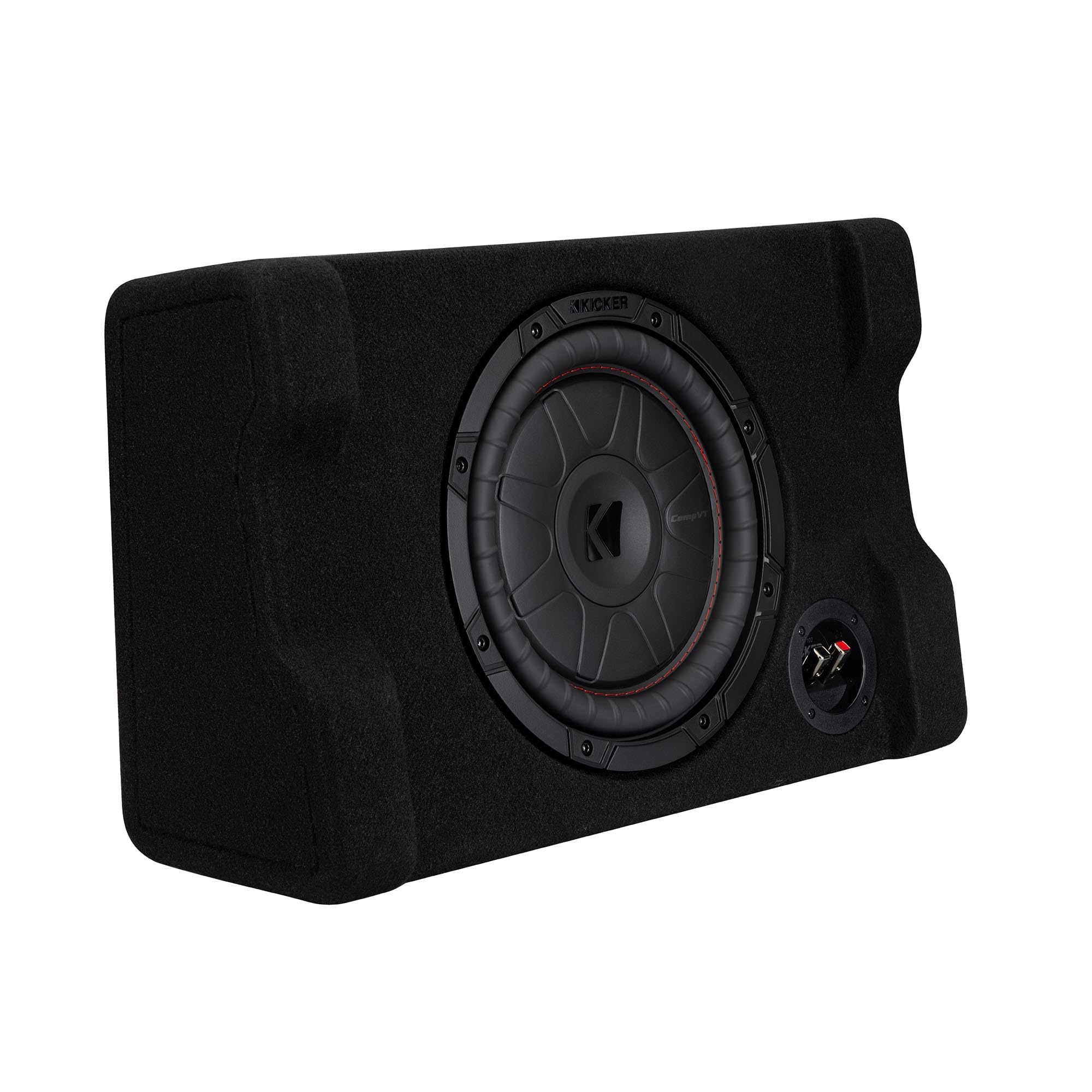 Kicker CVTDF102, CompVT Single 10" Loaded Subwoofer Enclosure (52CVTDF102)