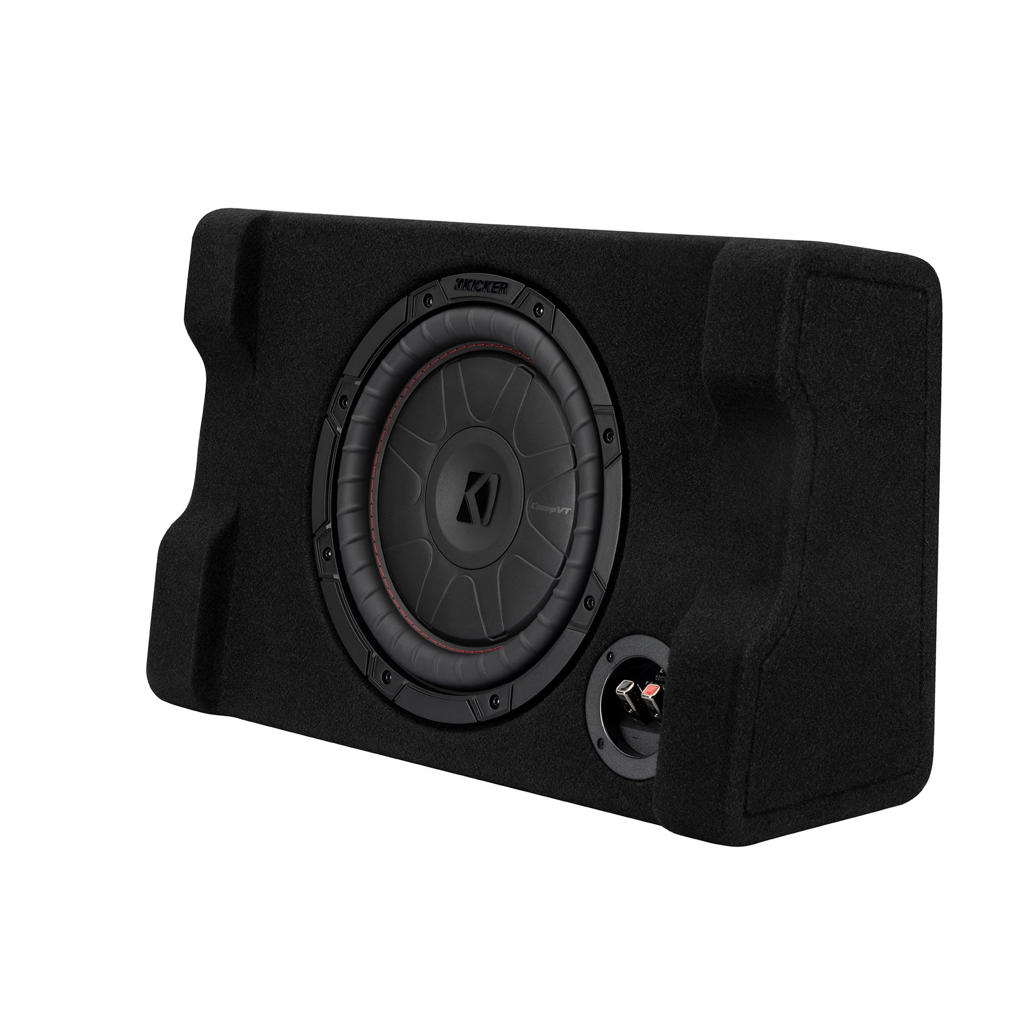 Kicker CVTDF102, CompVT Single 10" Loaded Subwoofer Enclosure (52CVTDF102)