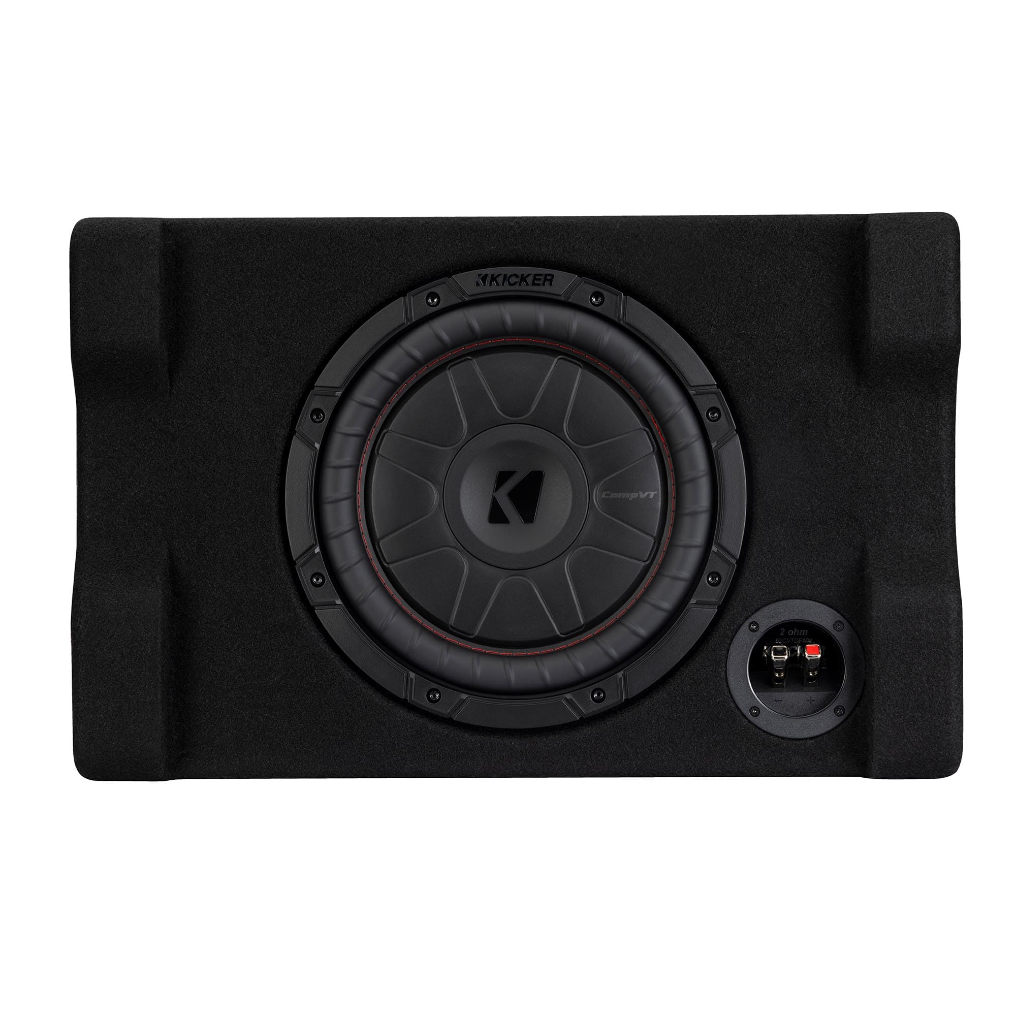 Kicker CVTDF102, CompVT Single 10" Loaded Subwoofer Enclosure (52CVTDF102)