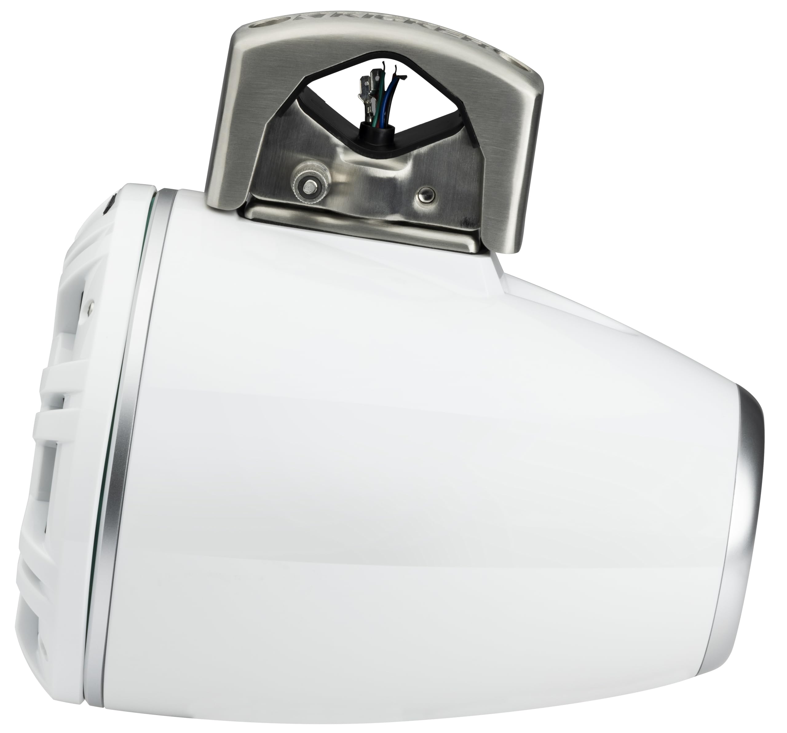 Kicker KMTCXL8W, 8" Horn Loaded Compression Driver Tower Speakers, White (51KMTCXL8W)