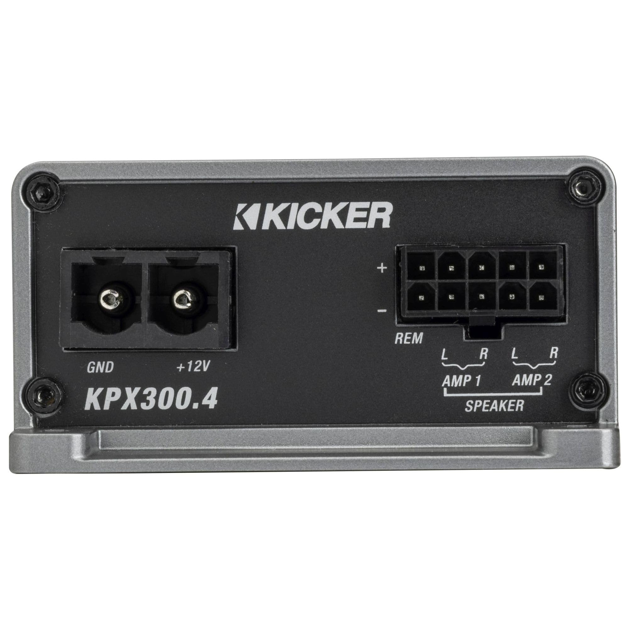 Kicker KPX300.4, KPX 4 Channel Full Range Powersport Amplifier, 300W (51KPX3004)