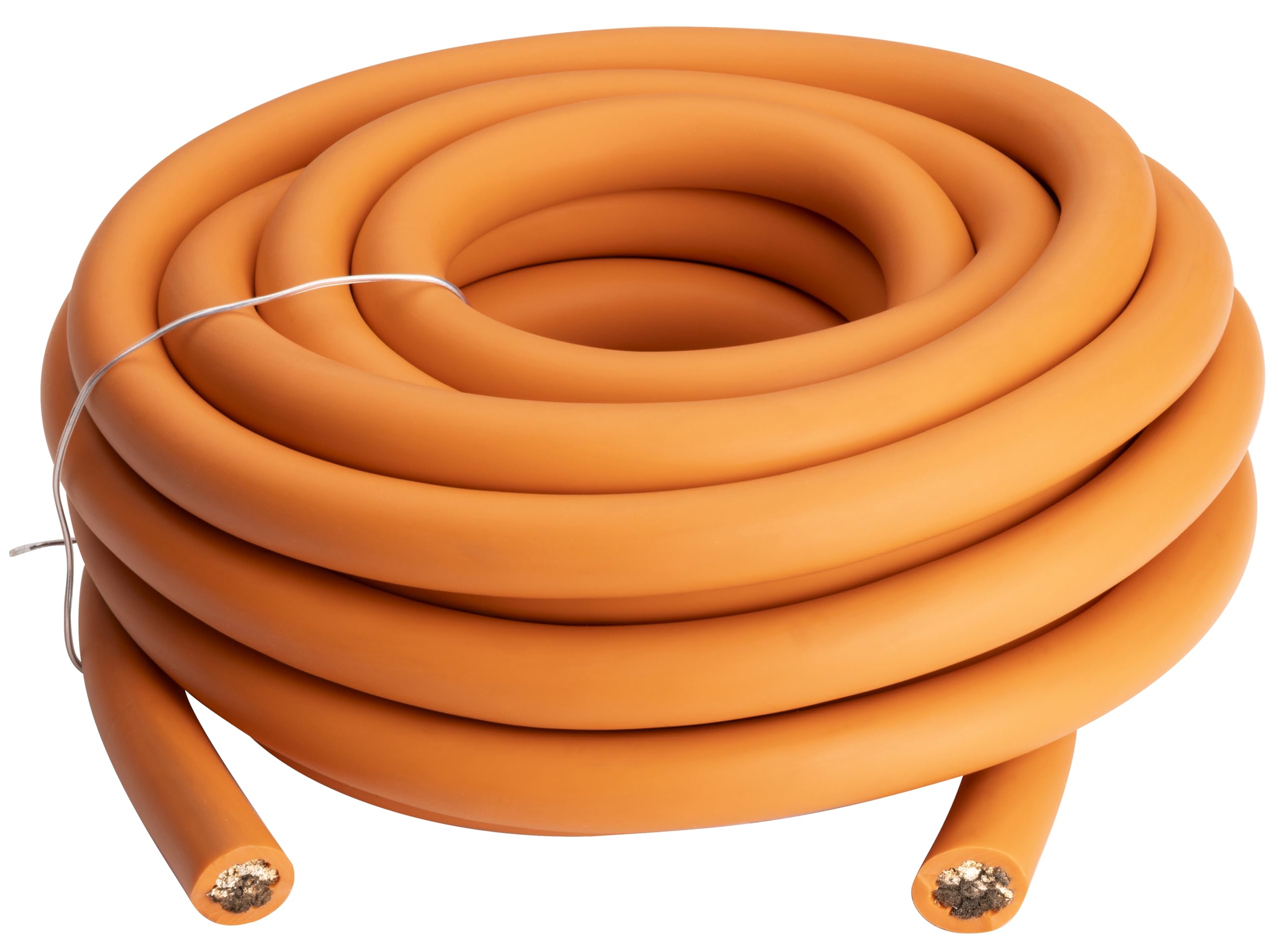 Kicker PWO020, WX Warehorse 1/0 Gauge Orange Power Wire - 20 FT (50PWOR020)