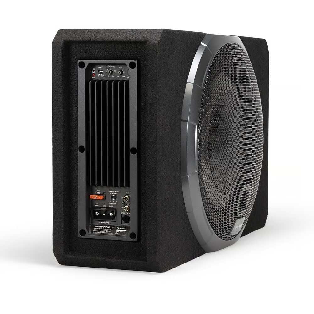 Alpine PWV-SB12, BassRev 12" Loaded Active Subwoofer Enclosure