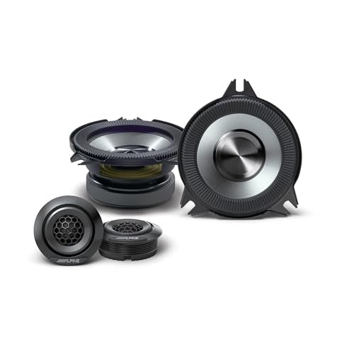 Alpine BRV-S40C, BassRev 4" 2-Way Component Speaker System