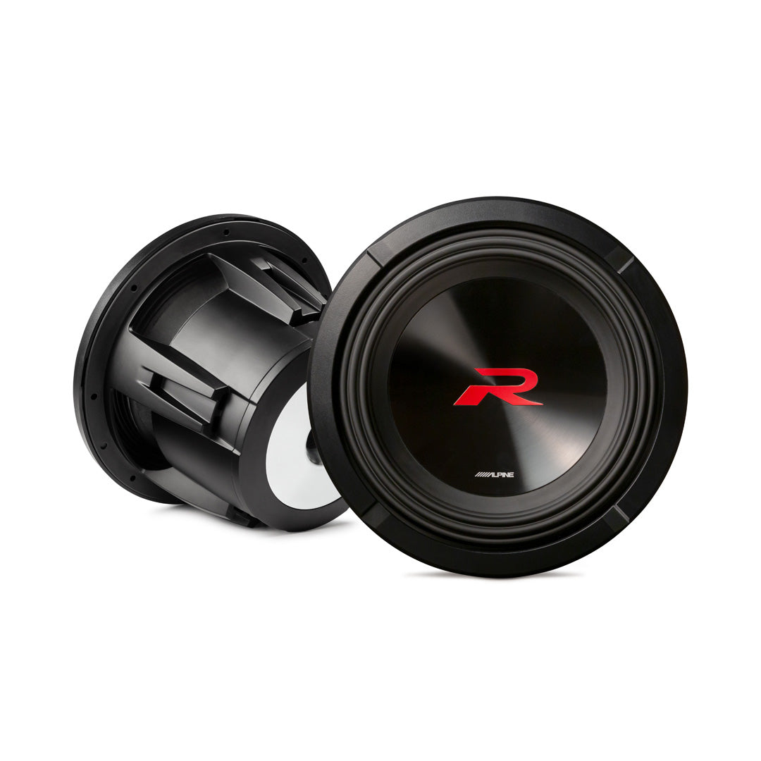 Alpine R2-W10D2, R Series 10" Dual 2 Ohm Voice Coil Subwoofer (OB)