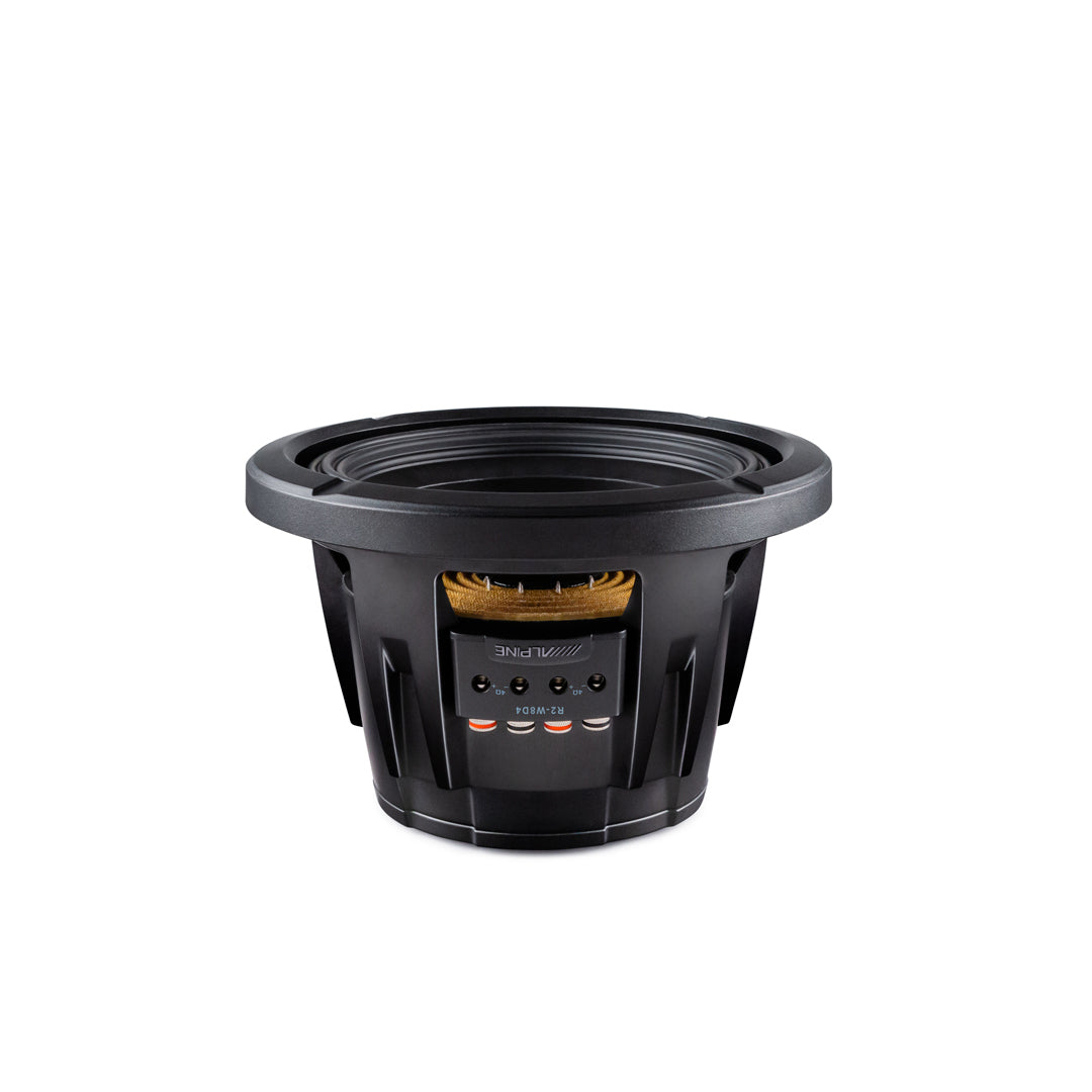 Alpine R2-W8D4, R Series 8" Dual 4 Ohm Voice Coil Subwoofer (OB)