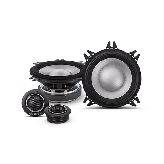 Alpine S2-S40C, S Series 4" 2-Way Hi-Res Component Speakers - 140 Watts (OB)