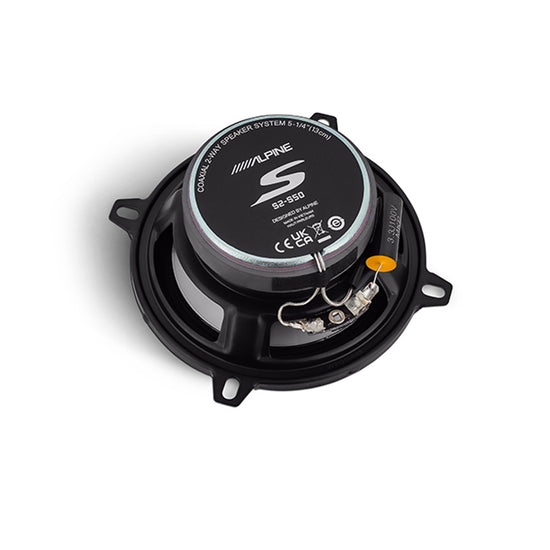 Alpine S2-S50, S Series 5.25" 2-Way Hi-Res Full Range Speakers - 170 Watts (OB)