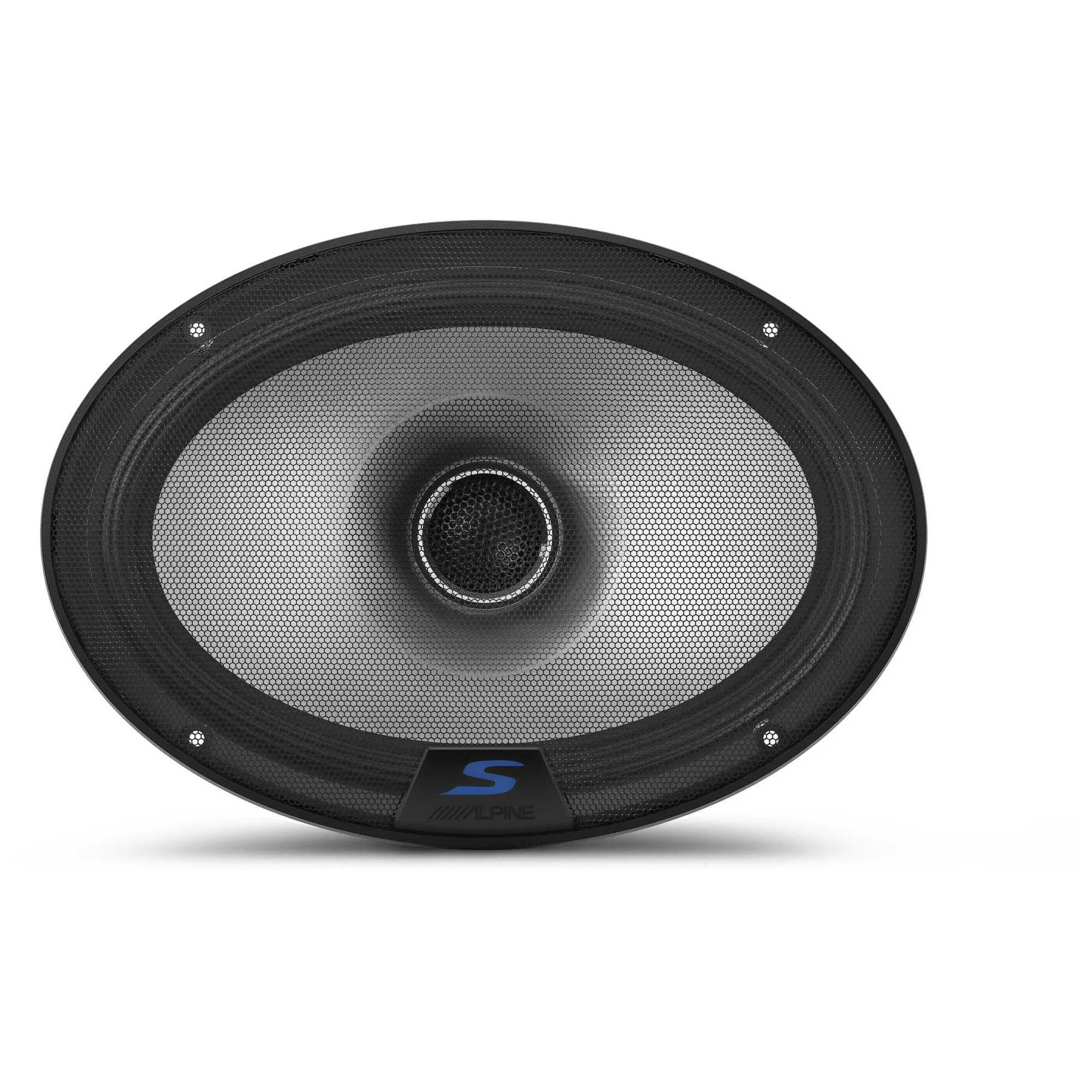 Alpine S2-S69, S Series 6x9" 2-Way Hi-Res Full Range Speakers - 260 Watts (OB)