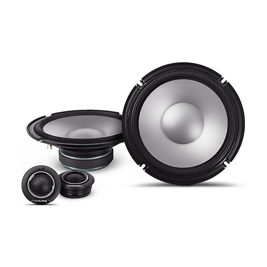 Alpine S2-S80C, S Series 8" 2-Way Hi-Res Component Speakers - 260 Watts (OB)