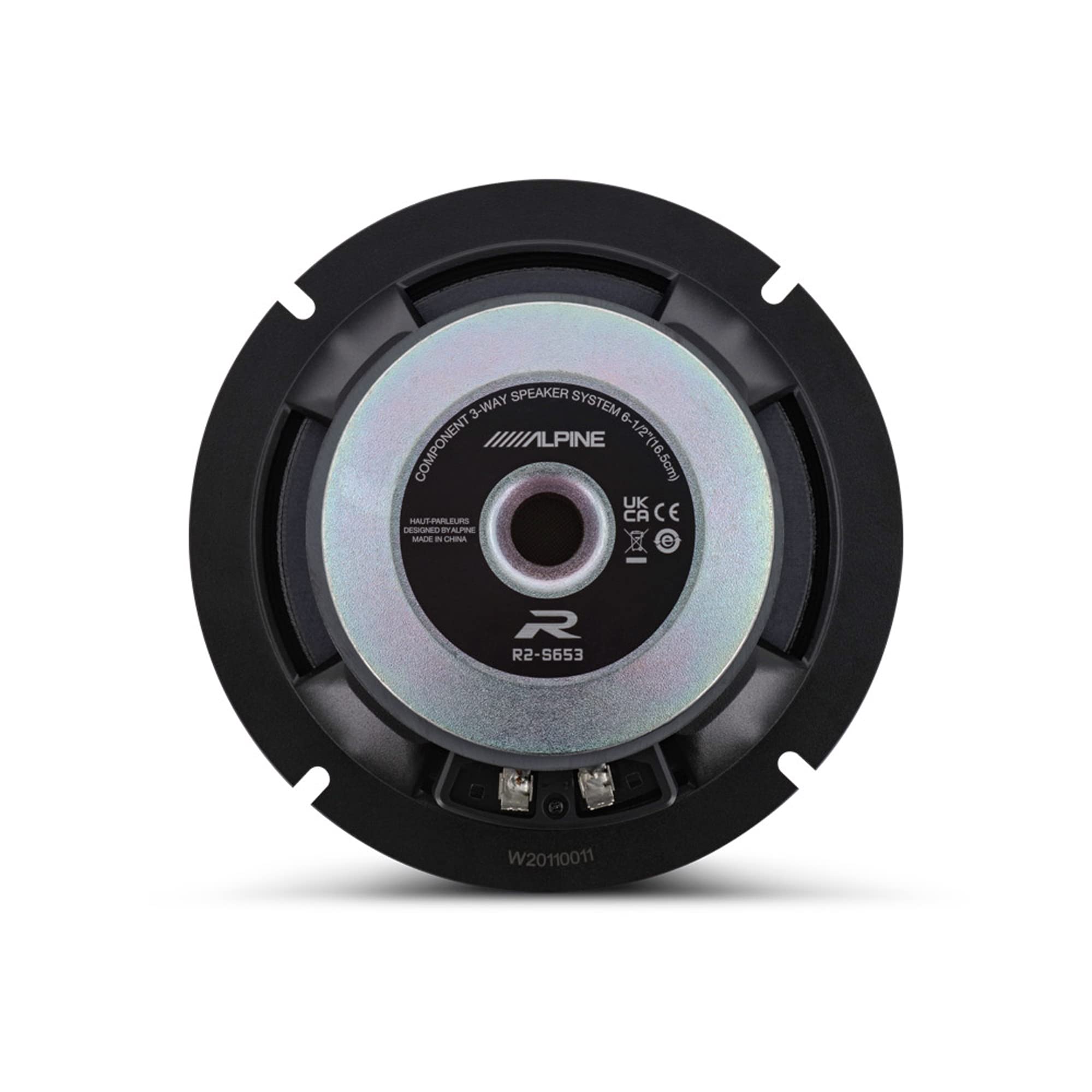 Alpine R2-S652, R Series 6.5" Pro 2-Way Hi-Res Component Speakers - 300W