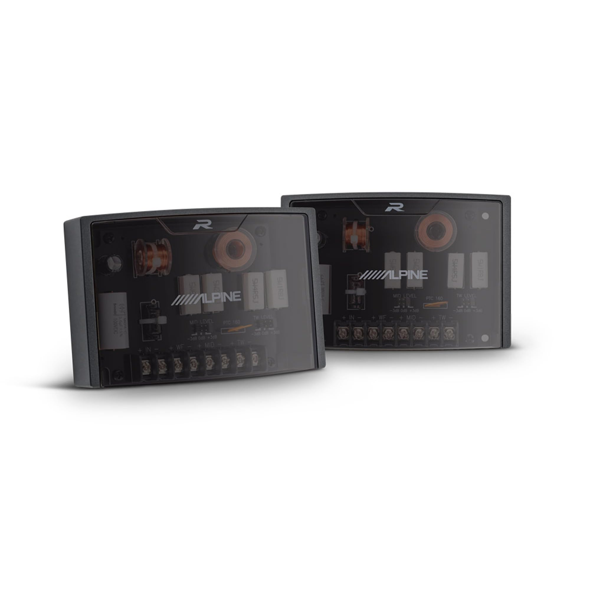Alpine R2-S653, R Series 6.5" Pro 3-Way Hi-Res Component Speakers - 300W