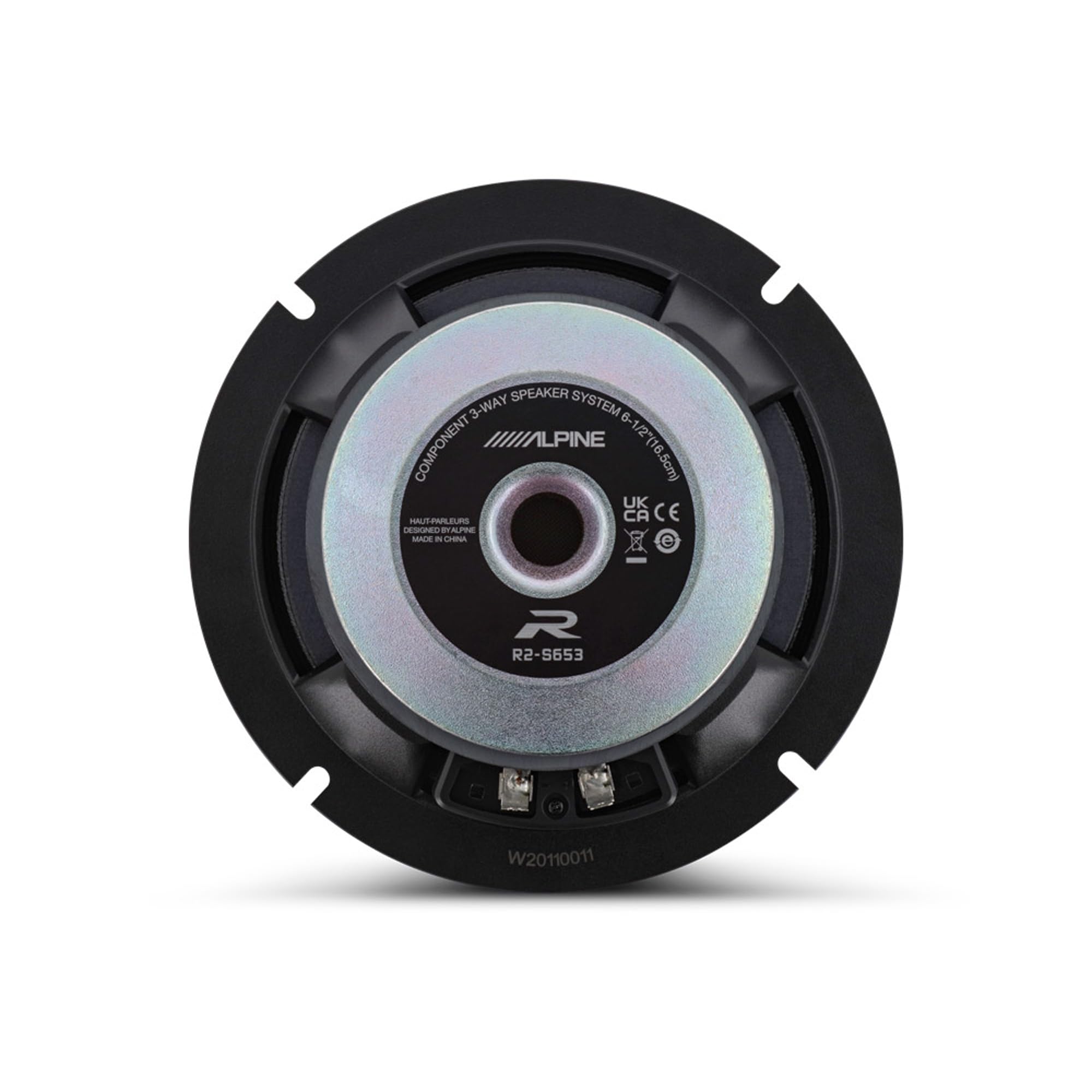 Alpine R2-S653, R Series 6.5" Pro 3-Way Hi-Res Component Speakers - 300W