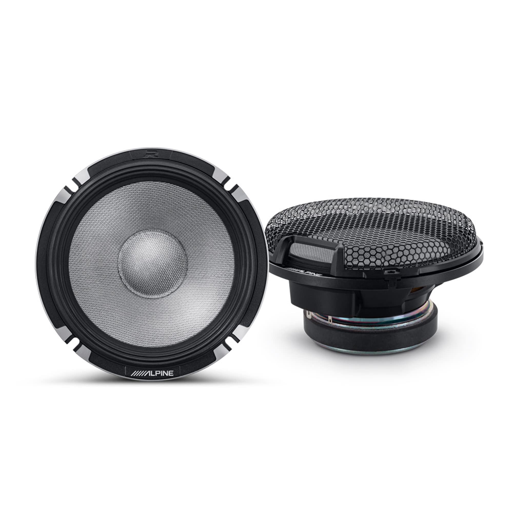 Alpine R2-S653, R Series 6.5" Pro 3-Way Hi-Res Component Speakers - 300W