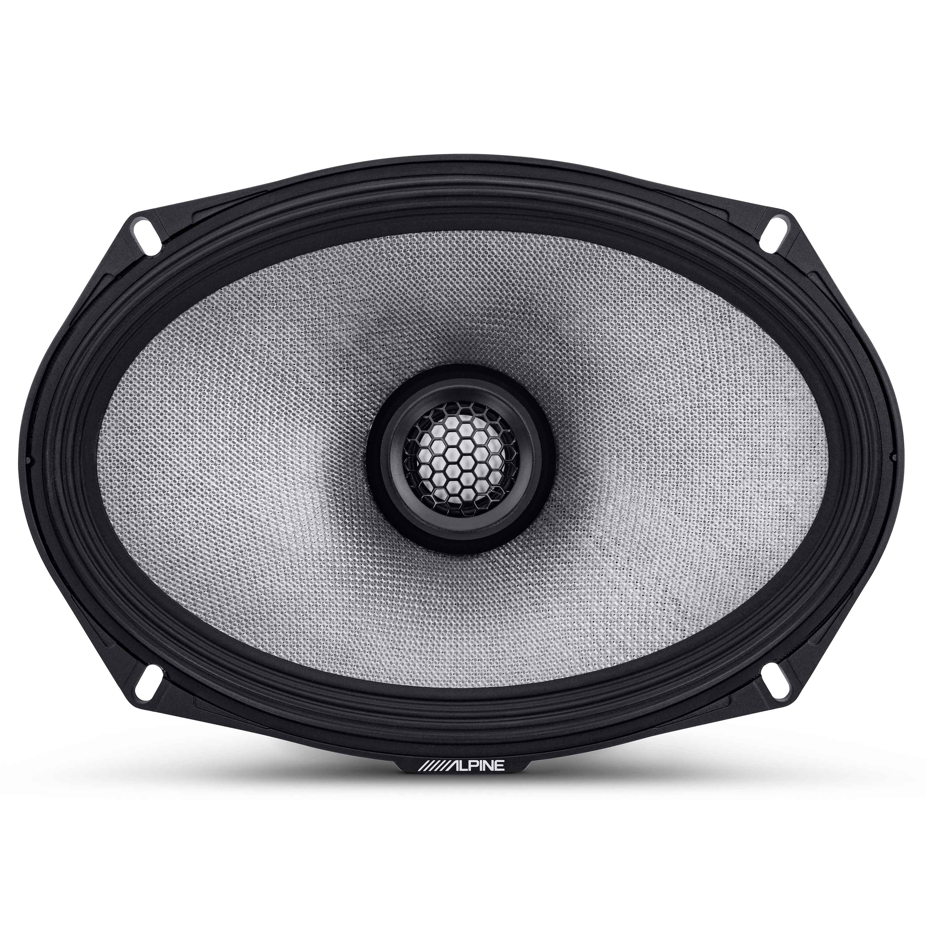Alpine R2-S69, R Series 6x9" 2-Way Hi-Res Coaxial Speakers - 300W (OB)