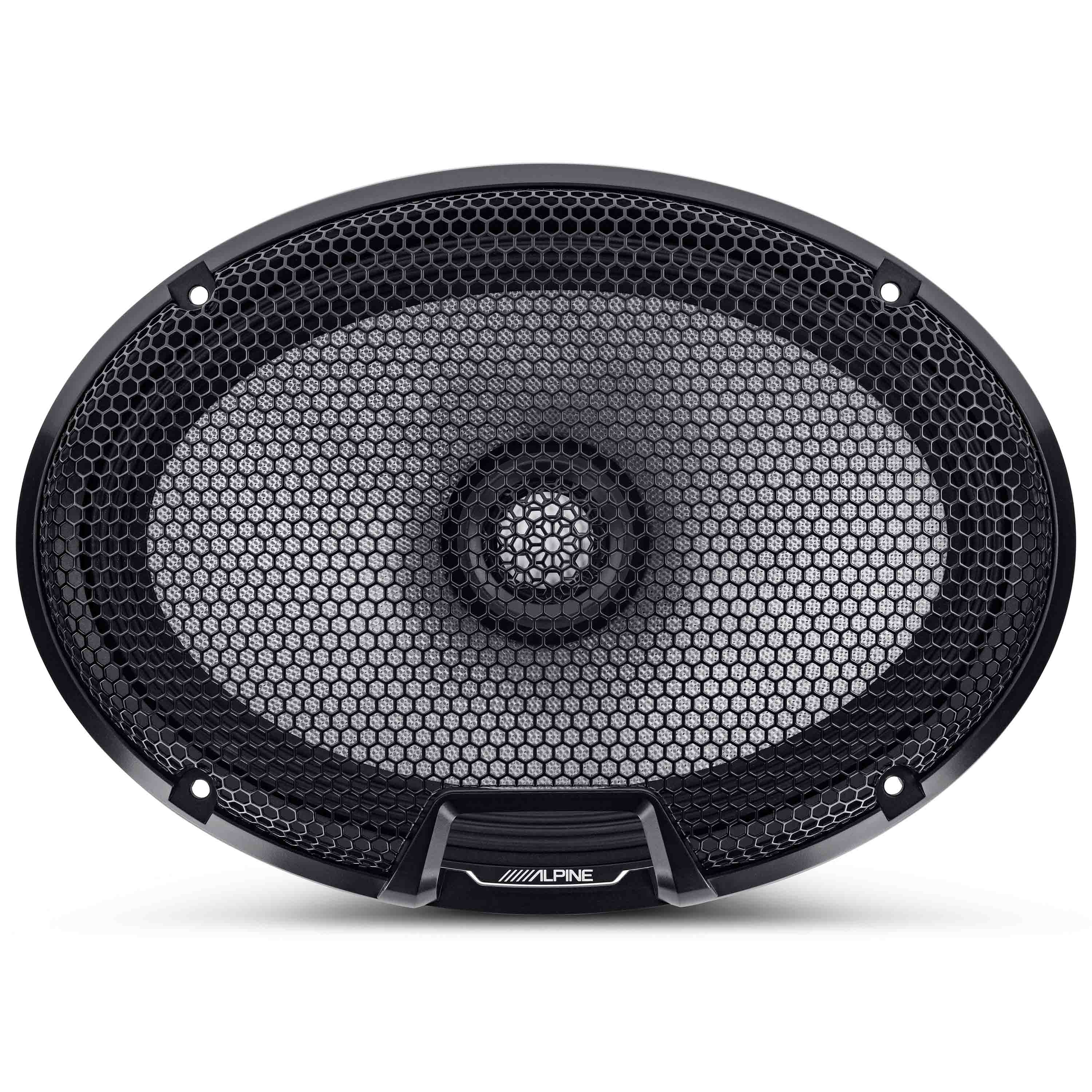 Alpine R2-S69, R Series 6x9" 2-Way Hi-Res Coaxial Speakers - 300W (OB)