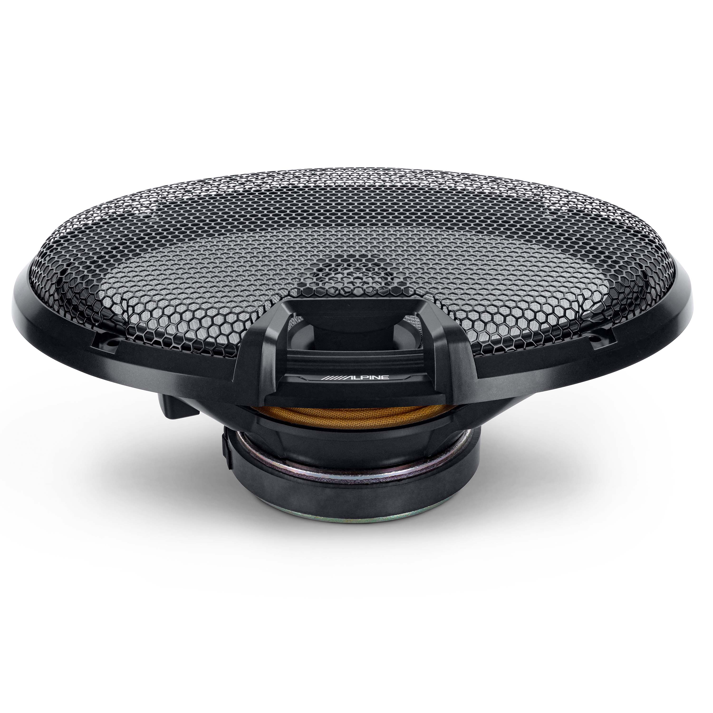 Alpine R2-S69, R Series 6x9" 2-Way Hi-Res Coaxial Speakers - 300W (OB)