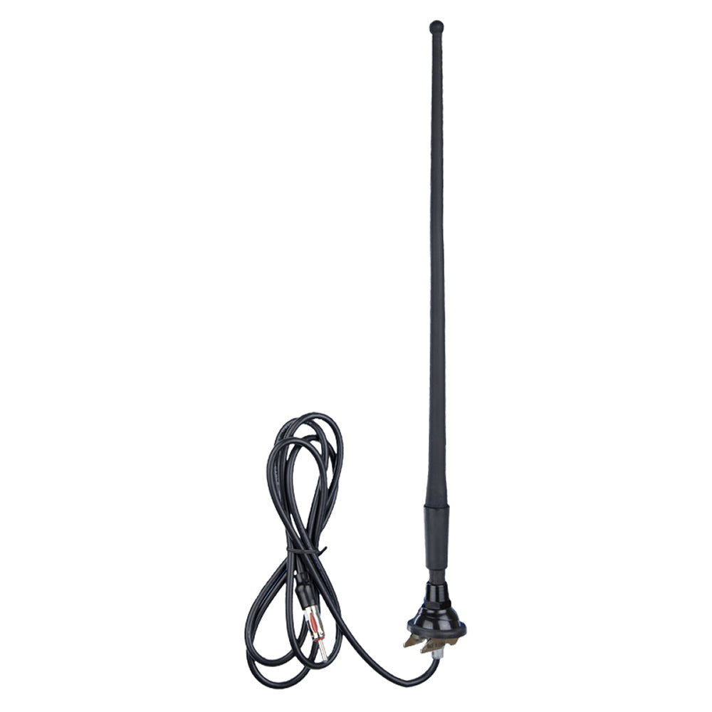 Metra 44-UT03R, Universal Rubber Antenna - 14 Inch Black Top Mount