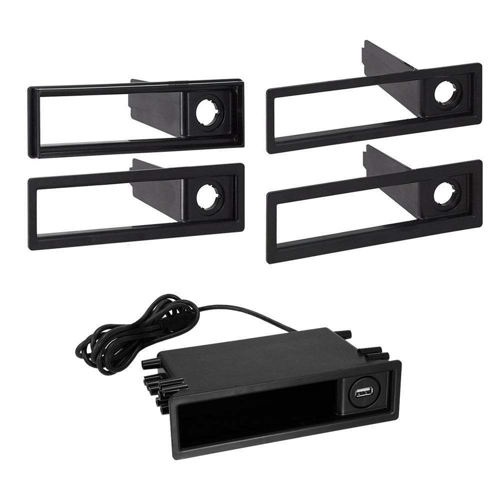 Metra 88-00-9007, ISO-DIN pocket 1981-2012 with USB Charging Adapter