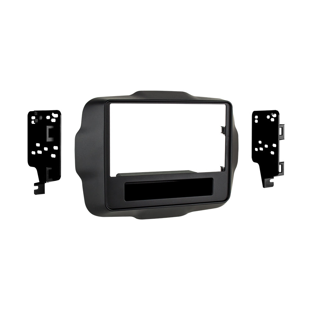 Metra 95-6532B, Double DIN Radio Installation Dash Kit for Select Jeep Renegade 2015-2020