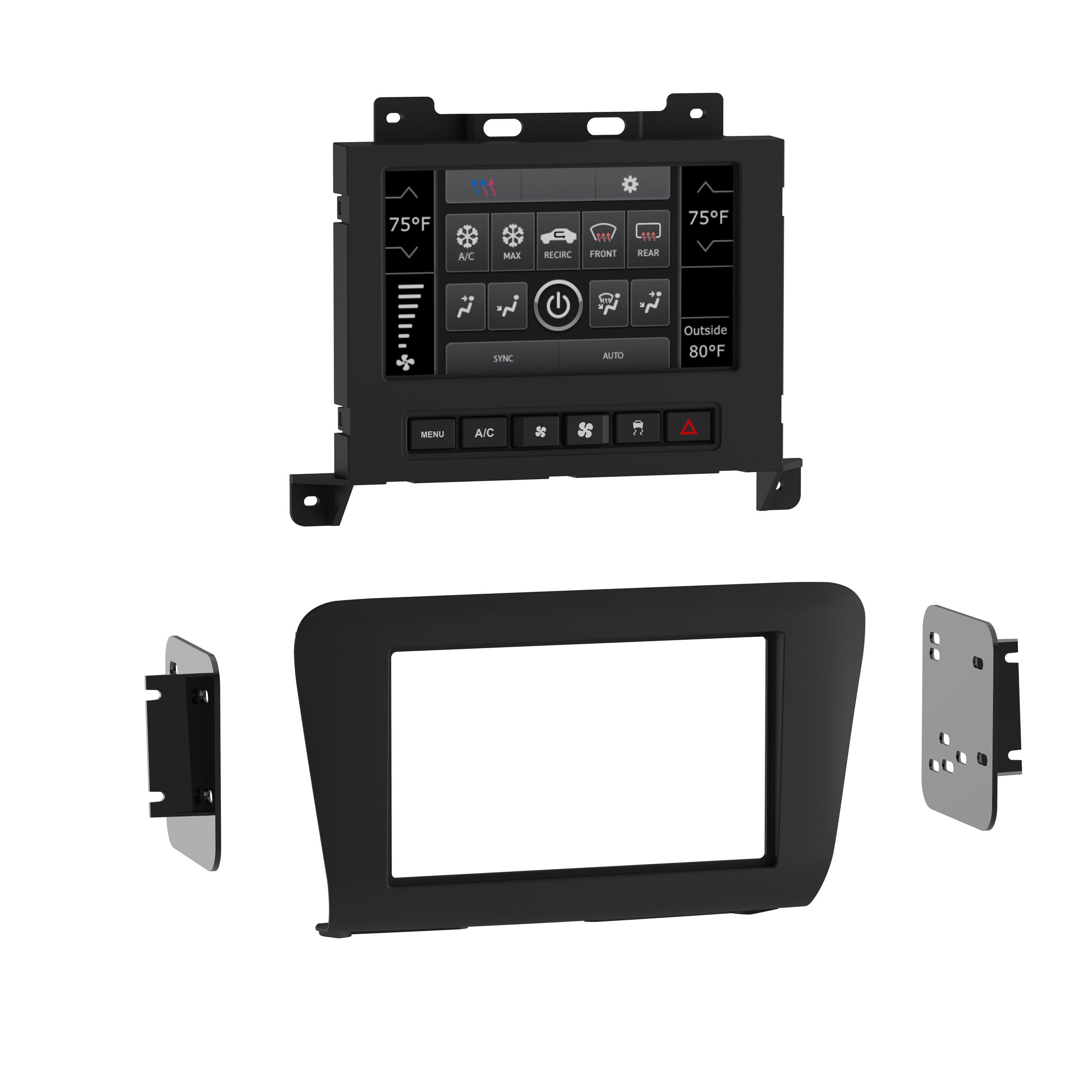 Metra 95-6552B, Double DIN Radio Installation Dash Kit for Select Dodge Charger 2015-Up