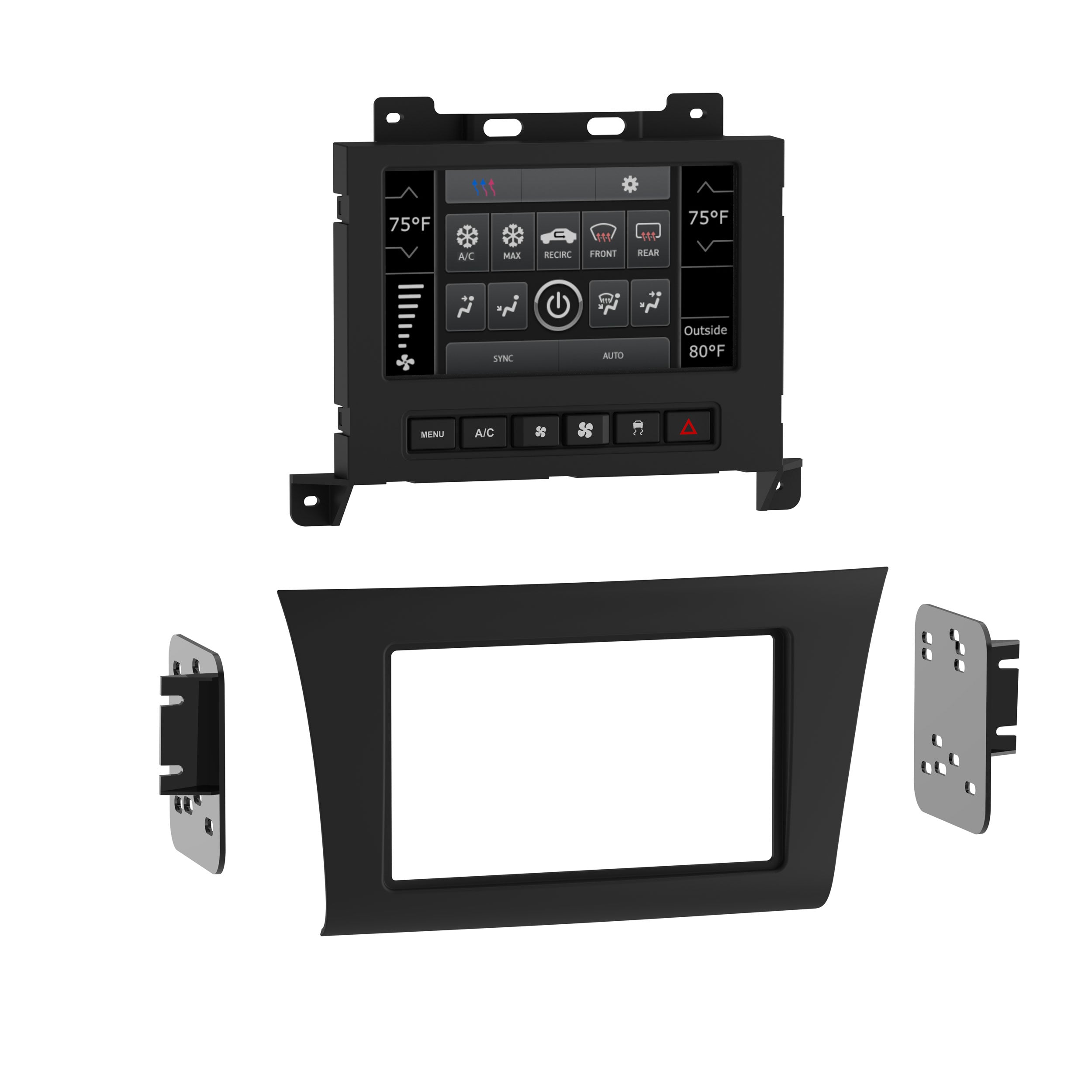 Metra 95-6553B, Double DIN Radio Installation Dash Kit for Select Chysler 300 2015-Up