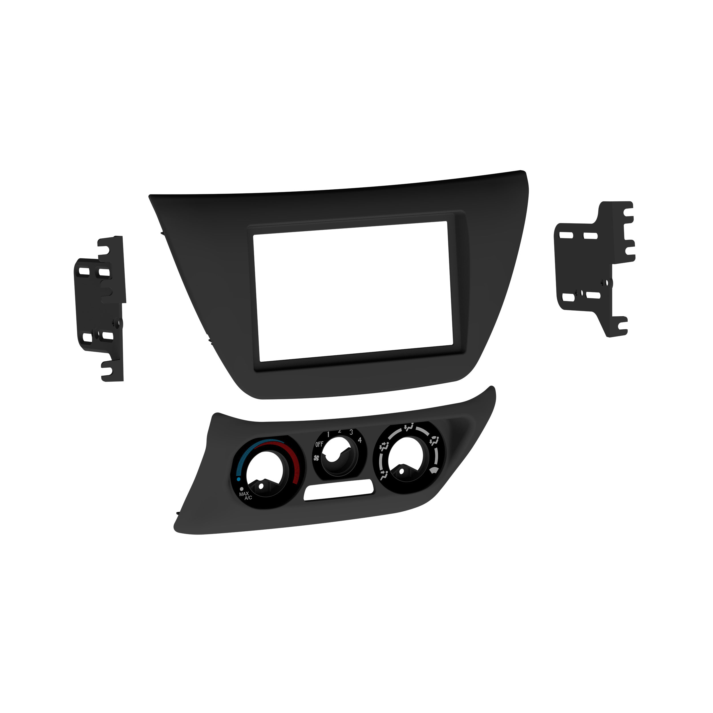 Metra 95-7017B, Double DIN Radio Installation Dash Kit for Select Mitsubishi Lancer 2002-2005