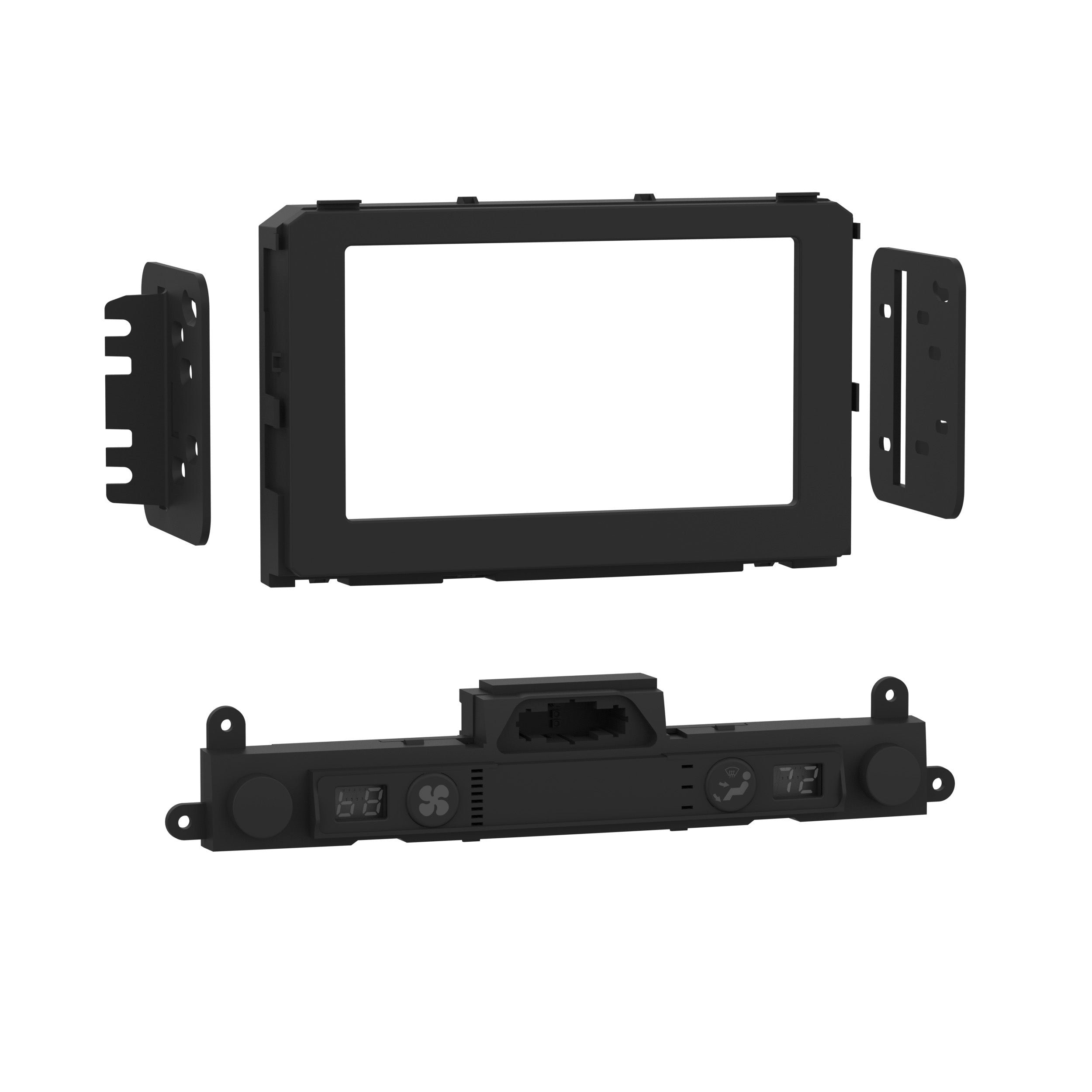 Metra 95-7299B, Double DIN Radio Installation Dash Kit for Select Kia Sportage 2020-2021 (w/Auto Climate & Factory Amplifier)