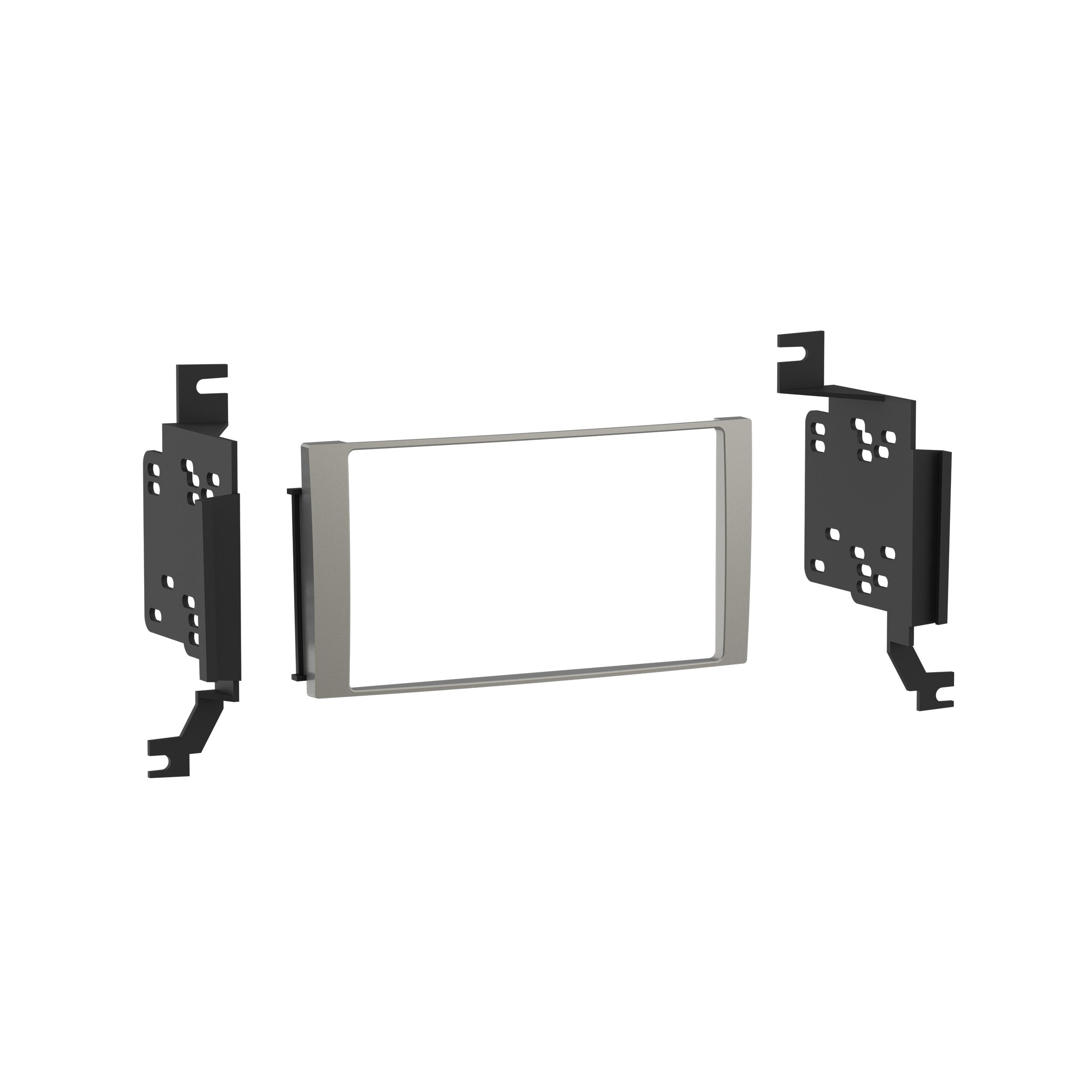 Metra 95-7325S, Double DIN Radio Installation Dash Kit for Select Hyundai Santa Fe 2007-2012 - Silver