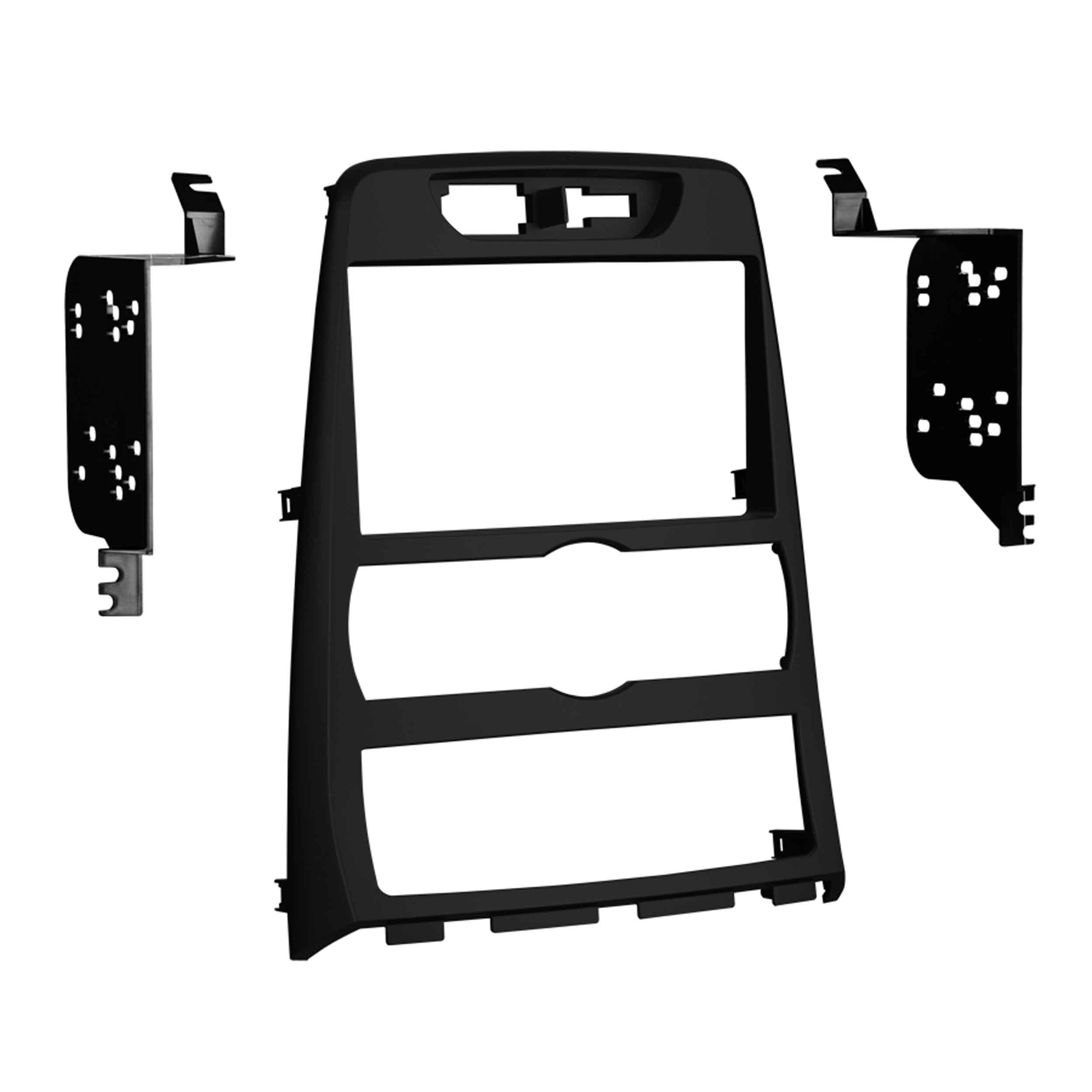 Metra 95-7336B, Double DIN Radio Installation Dash Kit for Select Hyundai Genesis Coupe 2010-2011 - Black