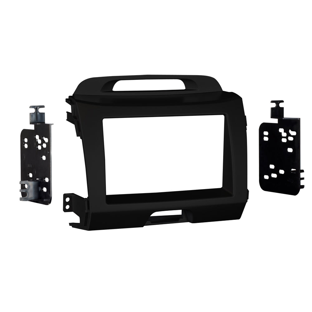 Metra 95-7344CH, Double DIN Radio Installation Dash Kit for Select Kia Sportage 2011-2016 - Charcoal