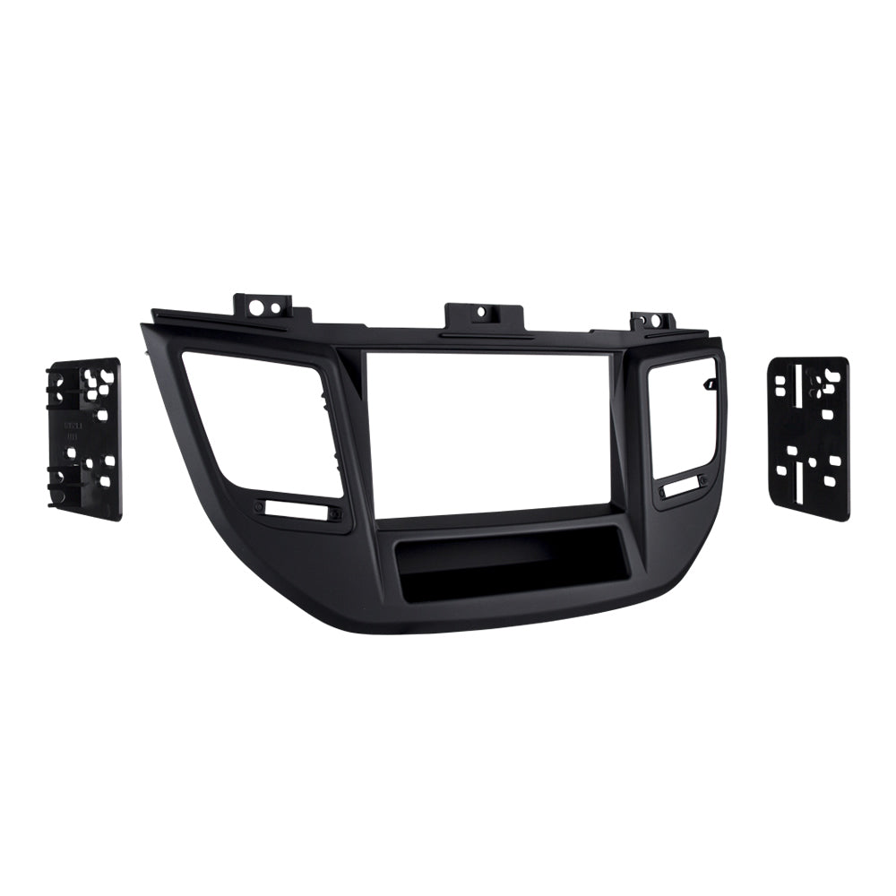 Metra 95-7369B, Double DIN Radio Installation Dash Kit for Select Hyundai Tucson 2016-2018