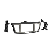 Metra 95-7804B, Double DIN Radio Installation Dash Kit for Select Fits Honda Accord 13-17 Black W/ Silver Trim