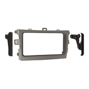 Metra 95-8223S, Double DIN Radio Installation Dash Kit for Select Toyota Corolla 2009-2013 - Silver
