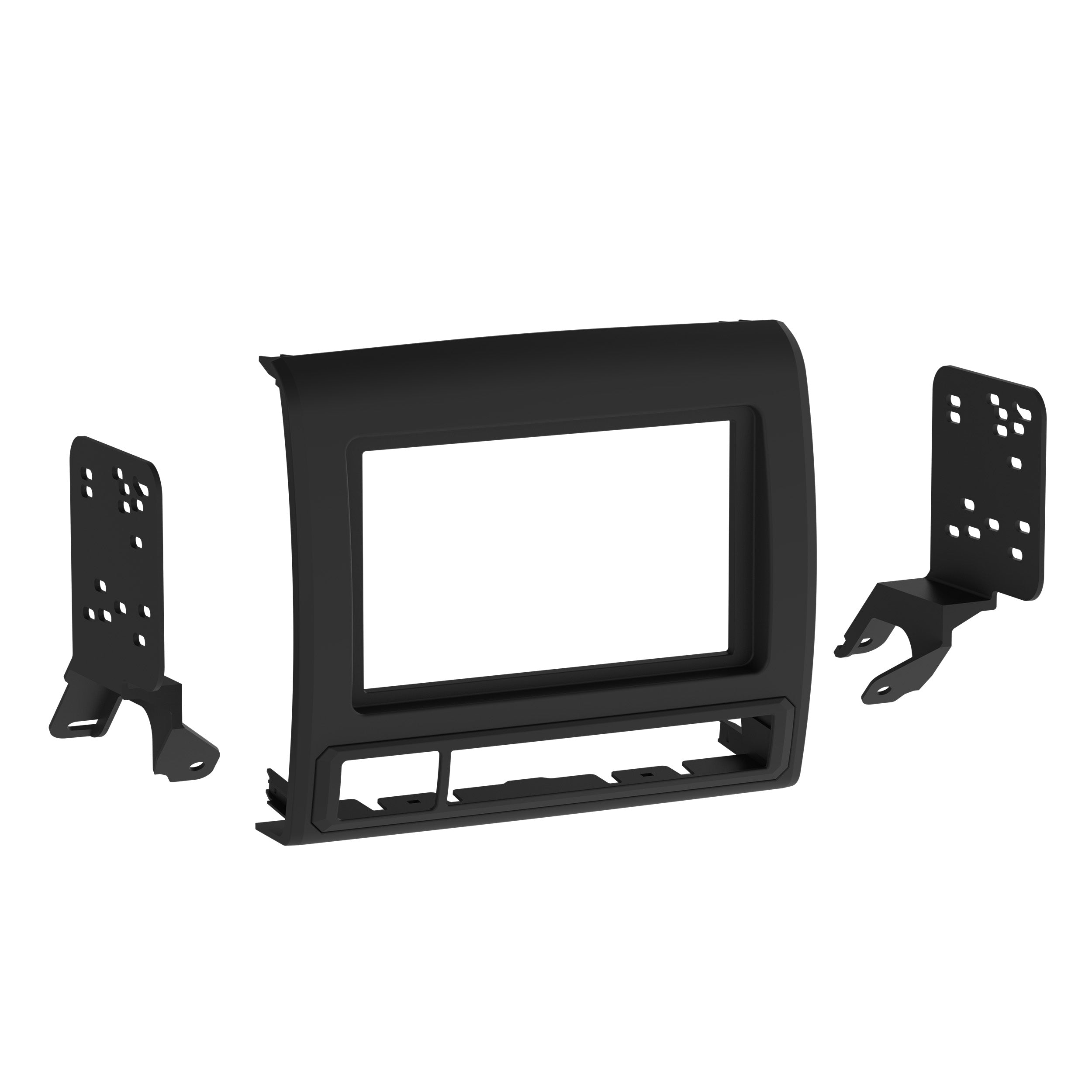 Metra 95-8235B, Double DIN Radio Installation Dash Kit for Select Toyota Tacoma 2012-2015 - Black