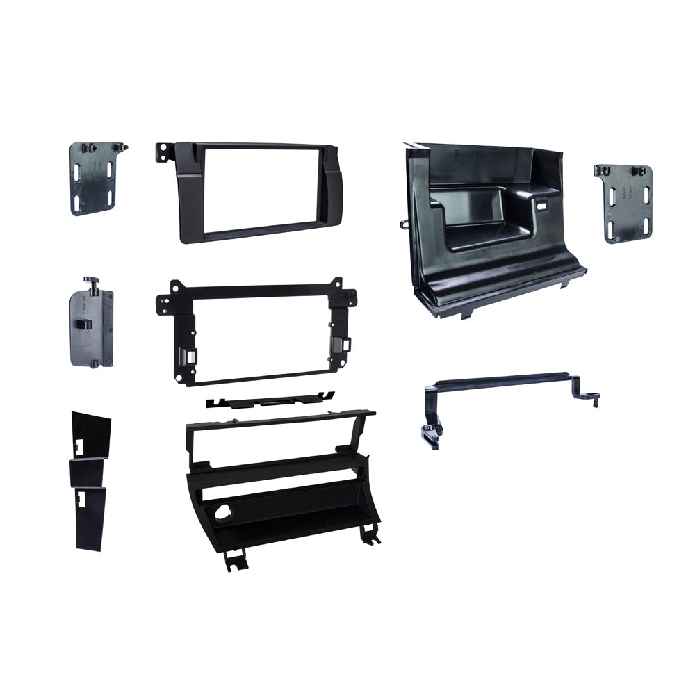Metra 95-9313B, Double DIN Radio Installation Dash Kit for Select BMW 3-Series 1999-2006