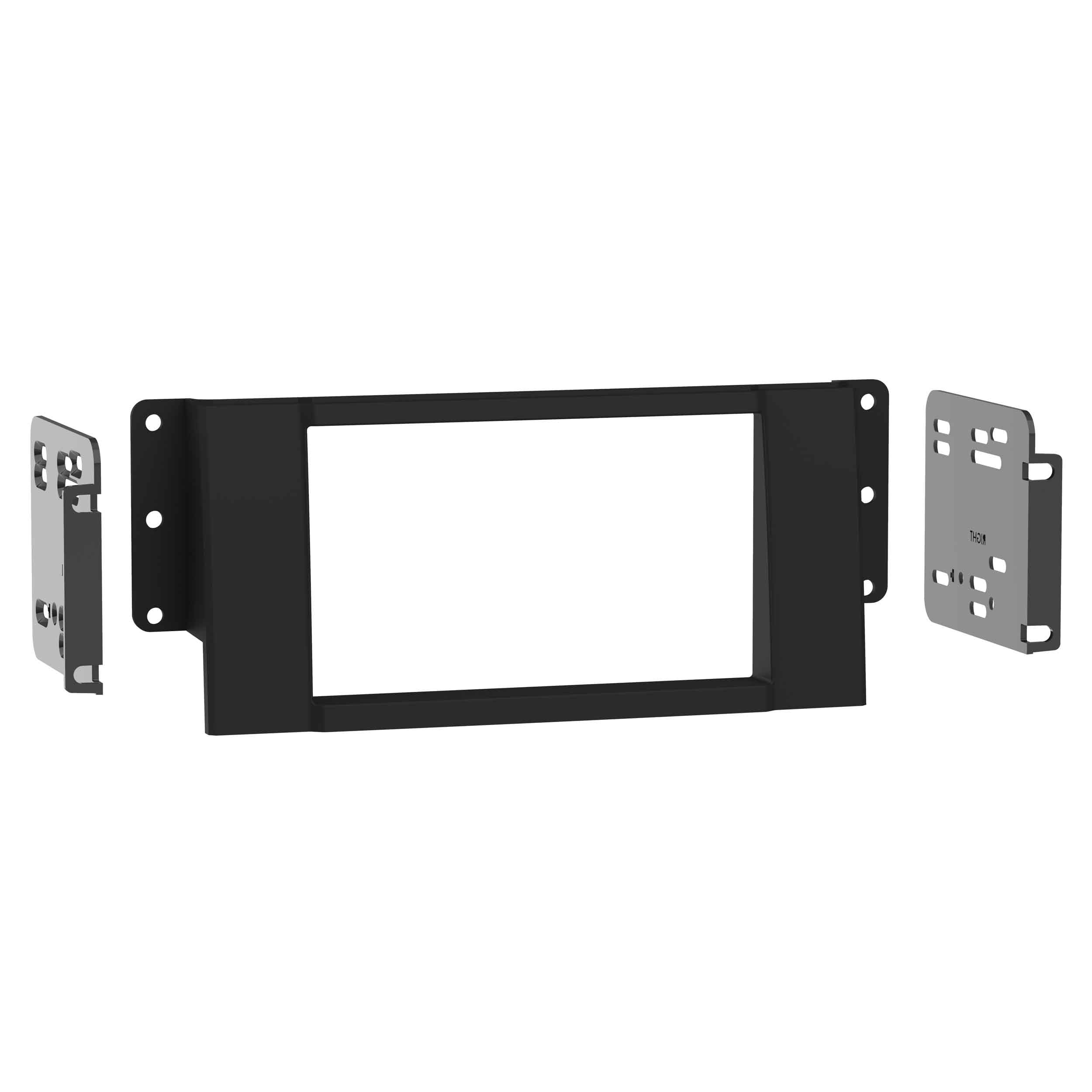 Metra 95-9406B, Double DIN Radio Installation Dash Kit for Select Land Rover LR2 / LR3 / Range Rover Sport 2005-2012