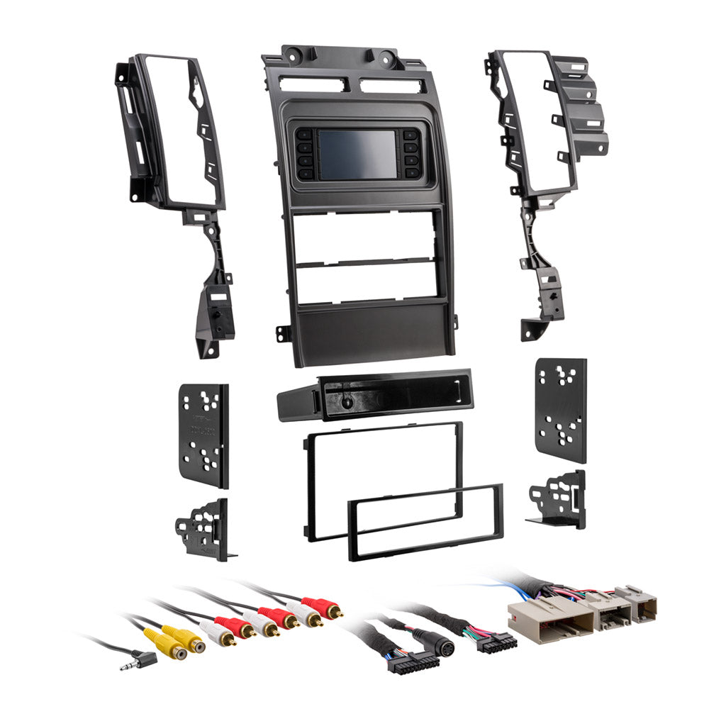 Metra 99-5722, Multi-Kit Radio Installation Dash Kit for Select Ford Taurus (w/ key start) 2010-2012 - TurboTouch Kit