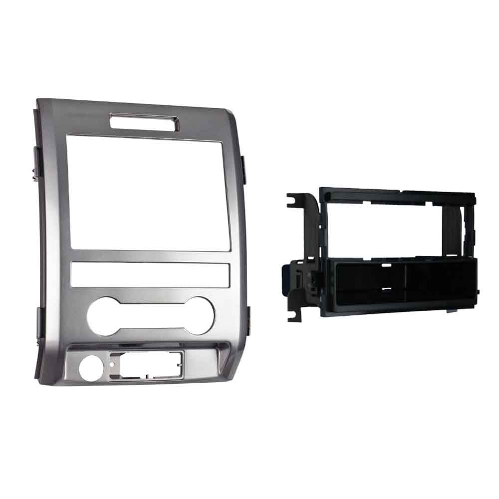 Metra 99-5820SS, Multi-Kit Radio Installation Dash Kit for Select F150 SMOKED SATIN 11-12 DIN