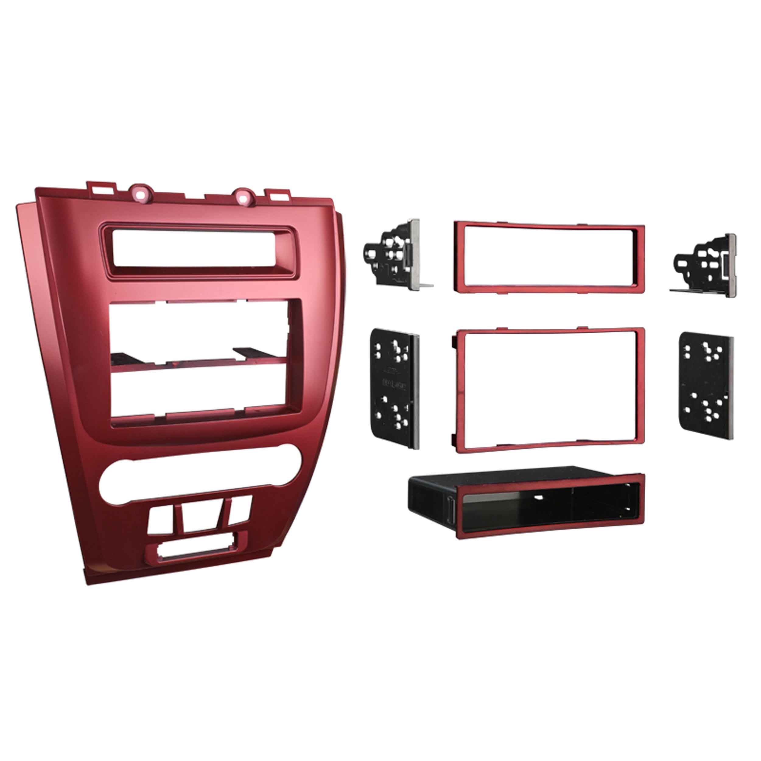 Metra 99-5821R, Multi-Kit Radio Installation Dash Kit for Select Ford Fusion / Mercury Milan 2010-2012 (Red)